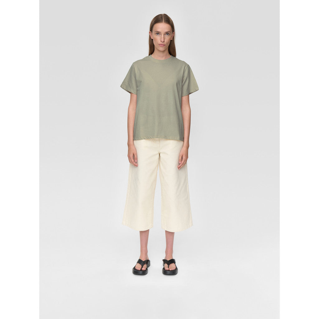 minimum female Lilou ss t-shirt G029 GOTS Short Sleeved T-shirt 0110 Desert Sage