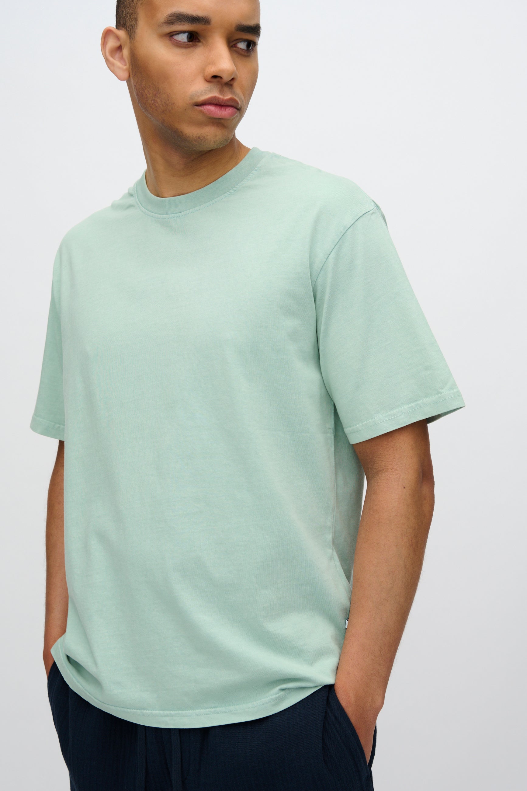 minimum male Lono short sleeved t-shirt 3412 Short Sleeved T-shirt 4706 Gray Mist