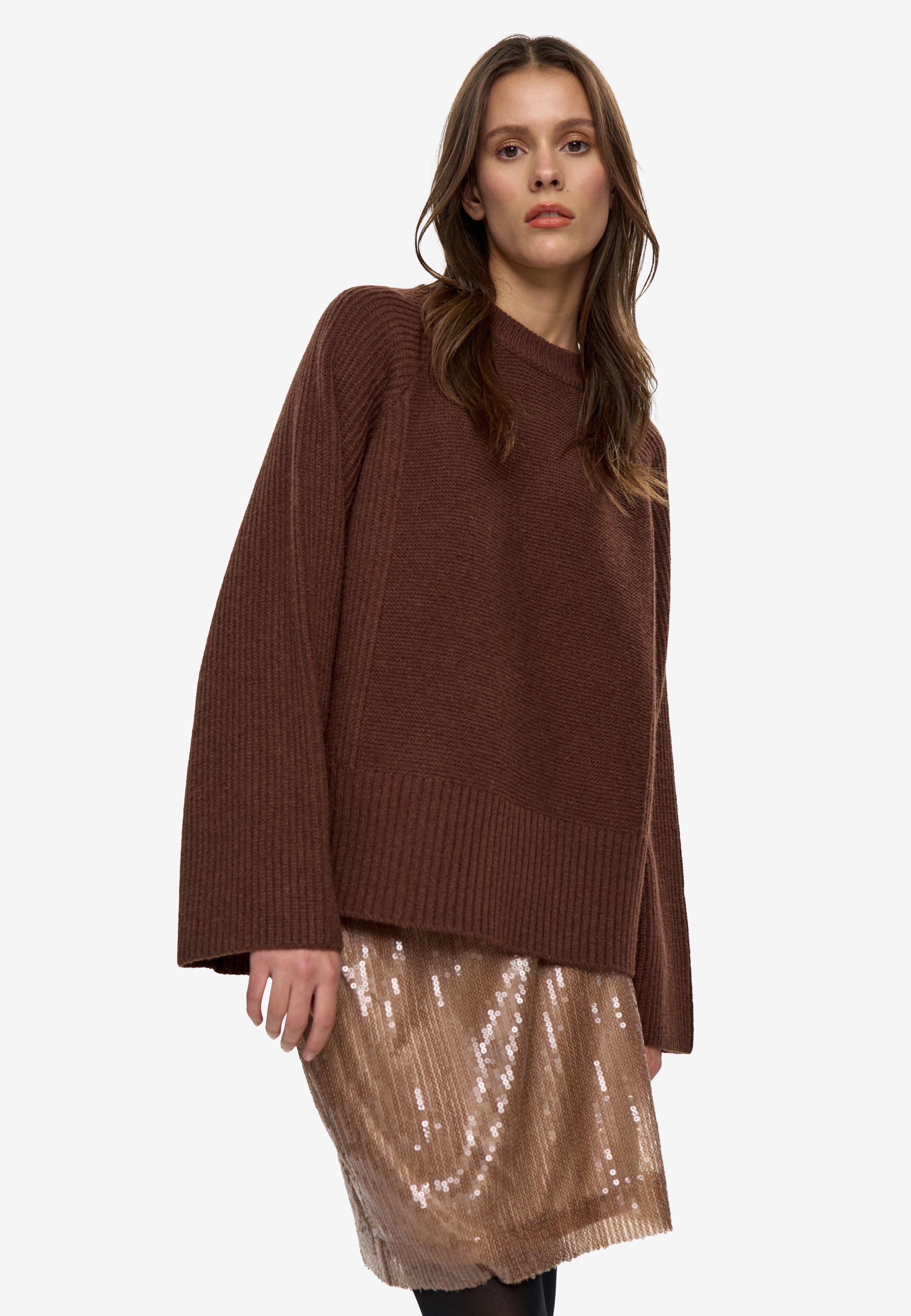 minimum female Loraine jumper 4446 Jumper 1215 Shaved Chocolate