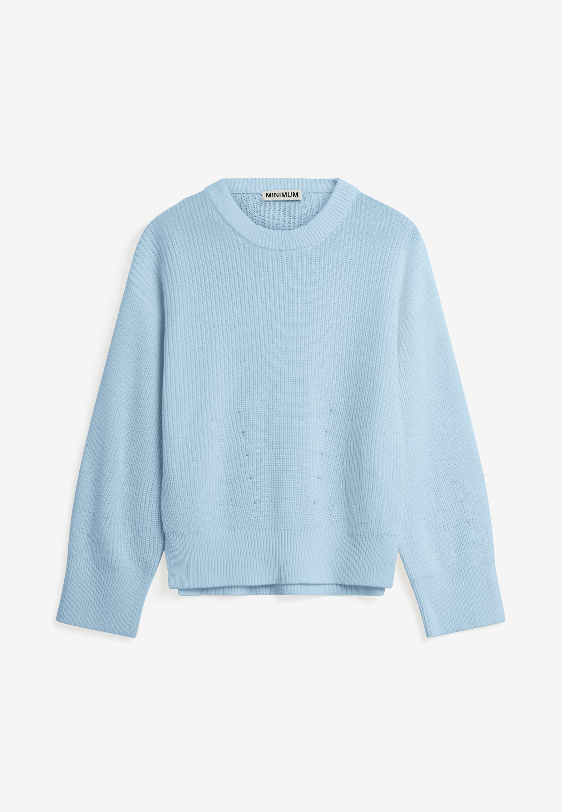 minimum female Lorena jumper G006 GOTS Jumper 4115 Cashmere Blue