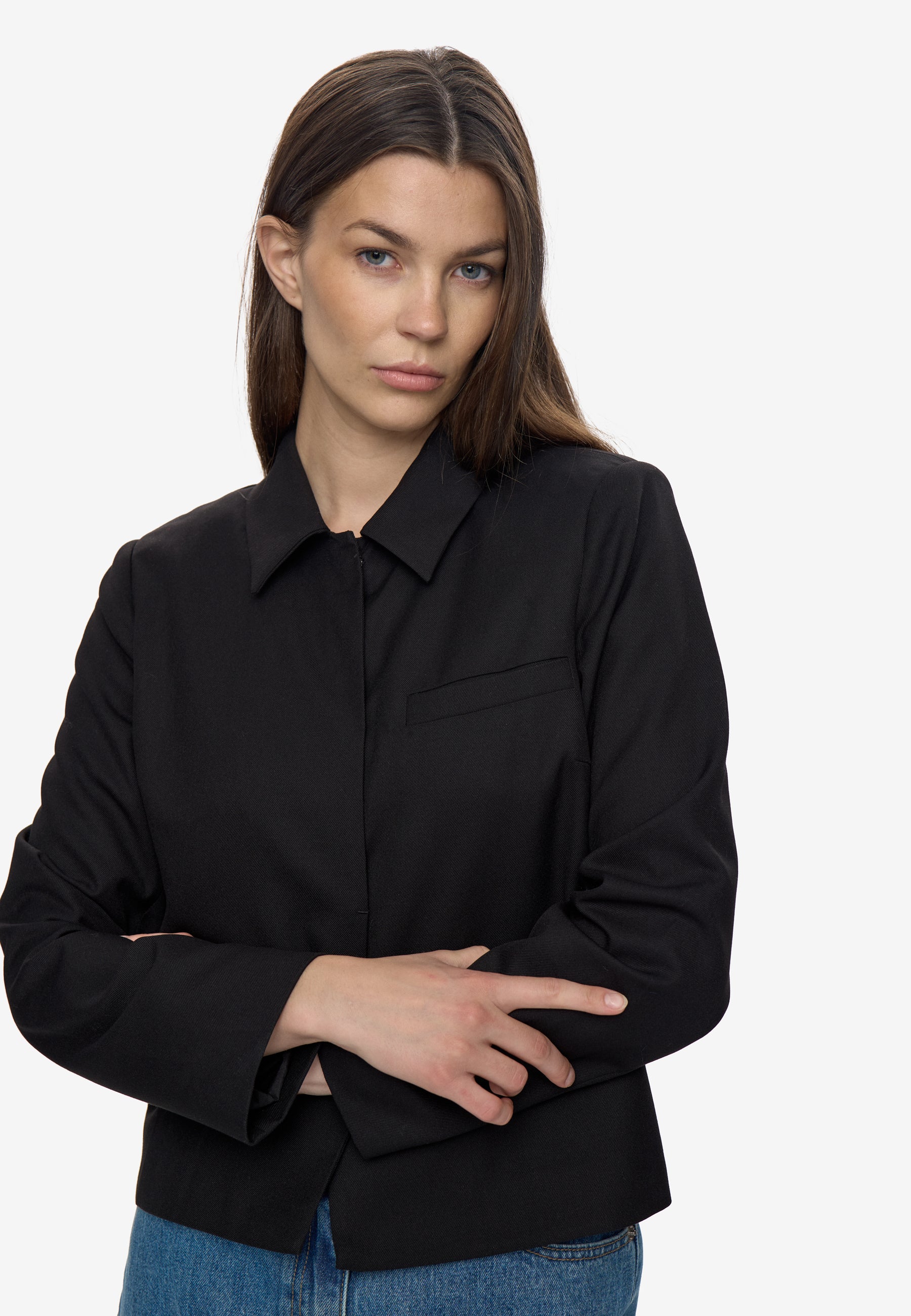 minimum female Luciana jacket 4527 Lightweight Jacket 999 Black