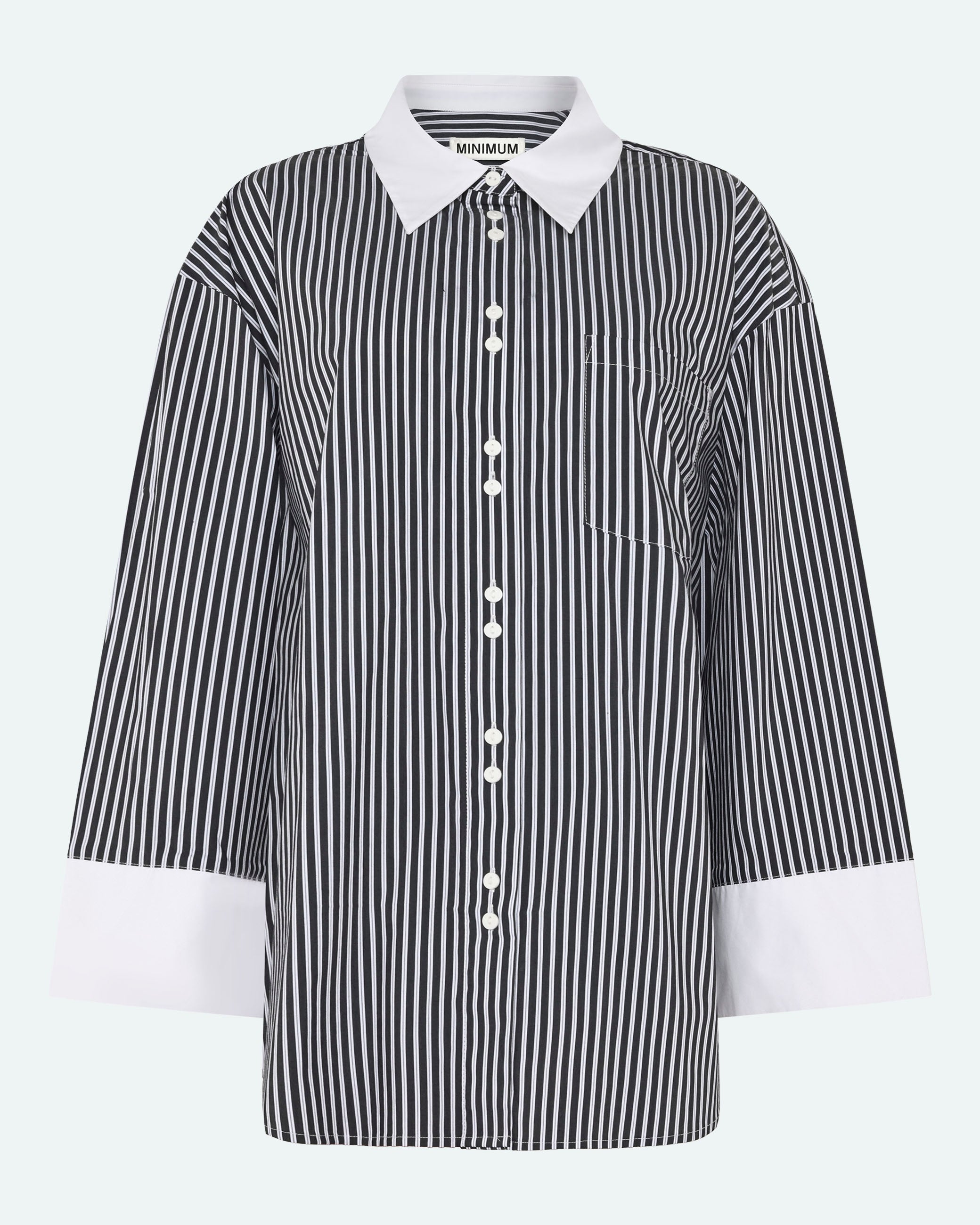 minimum female Maisy shirt 4355 Long Sleeved Shirt 999 Black