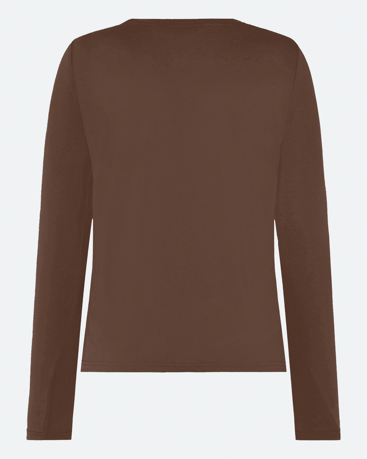 minimum female Margot Tee 0281 Long Sleeved T-shirt 1215 Shaved Chocolate