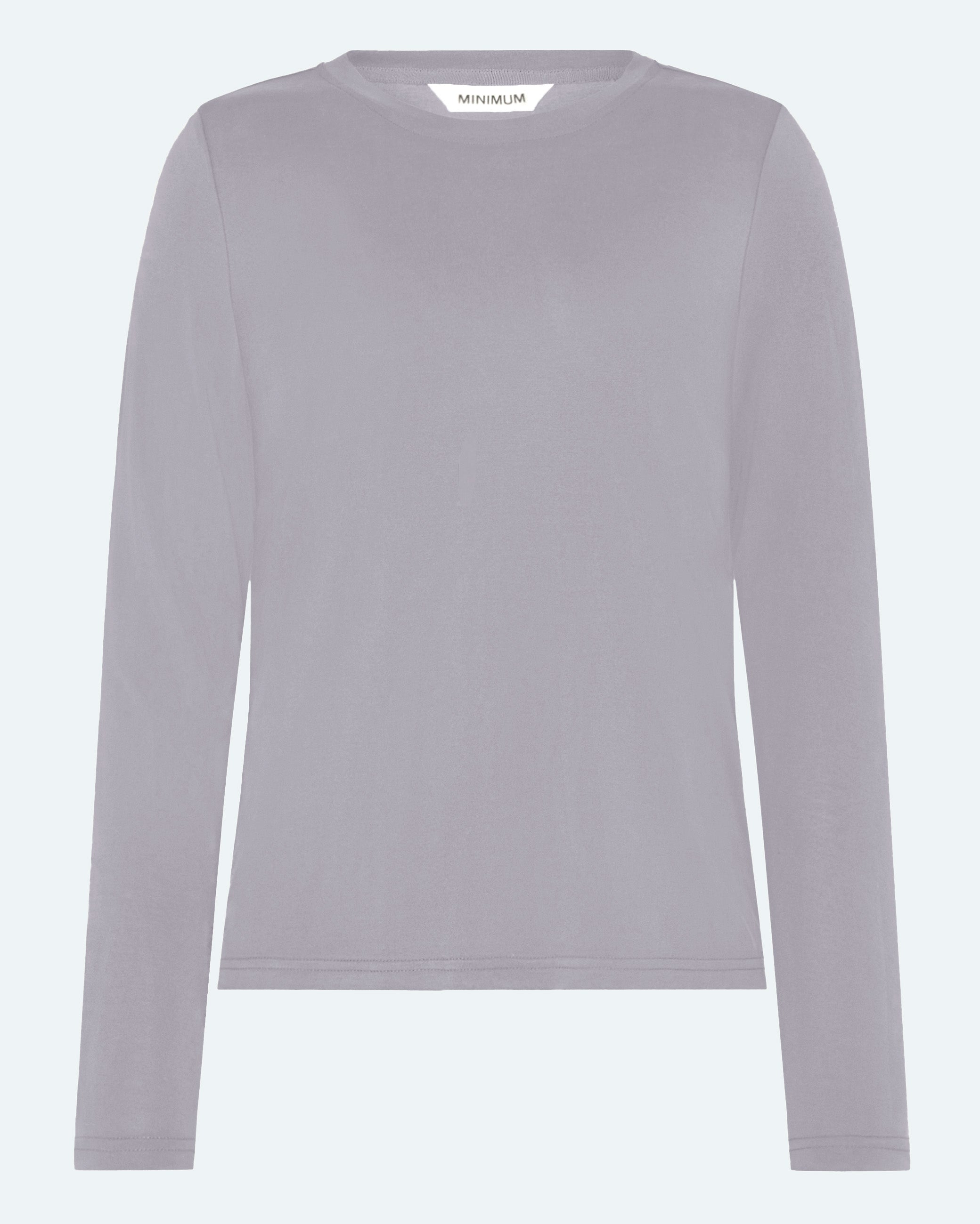 minimum female Margot Tee 0281 Long Sleeved T-shirt 3904 Evening Haze