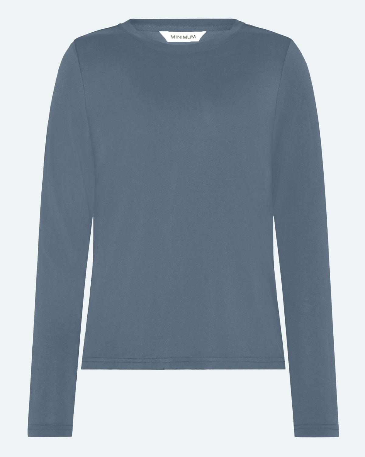 minimum female Margot Tee 0281 Long Sleeved T-shirt 3929 Blue Horizon