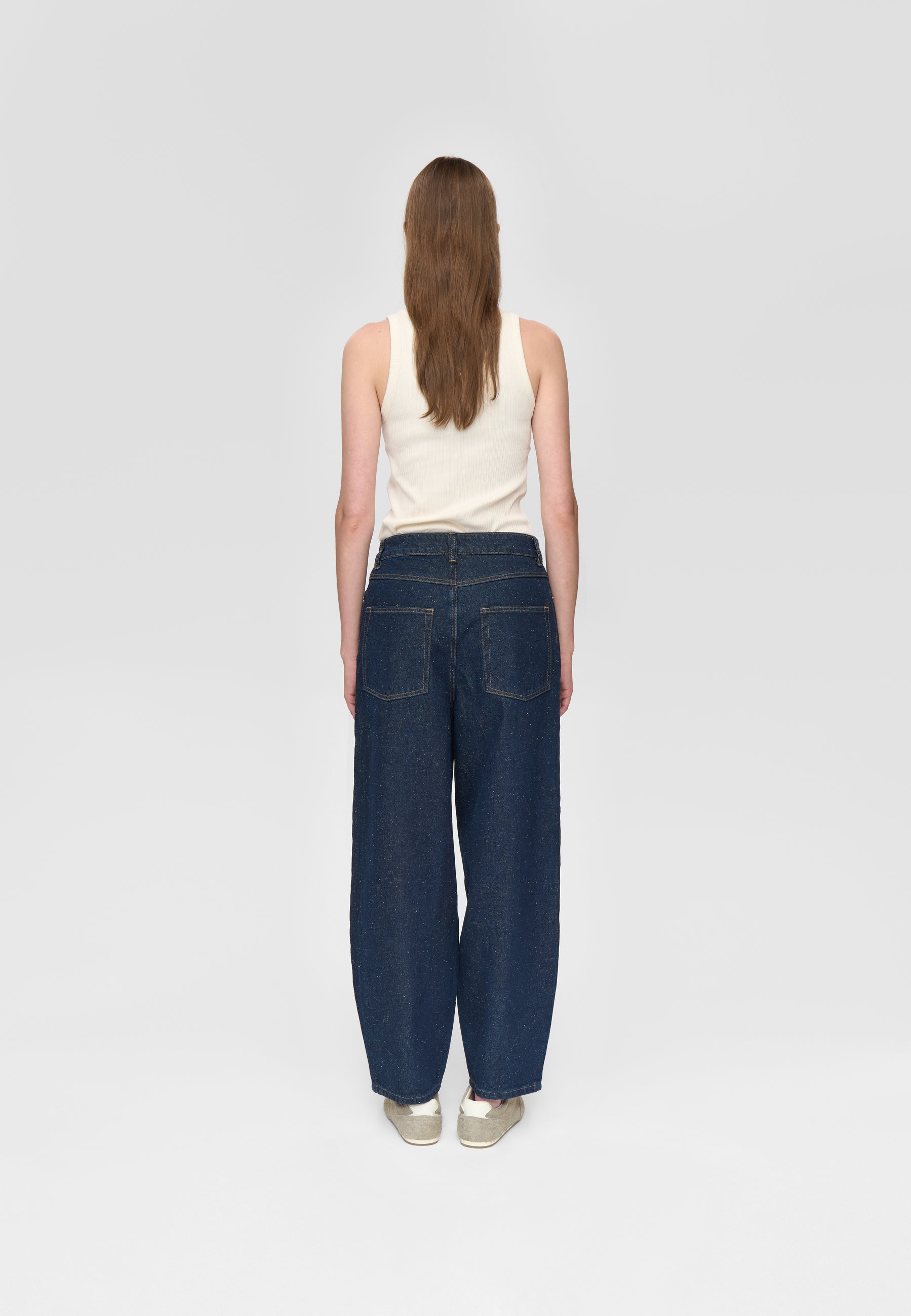 minimum female Maria HW ankle jeans 4574 Tapered Jeans 3922 Sky Captain