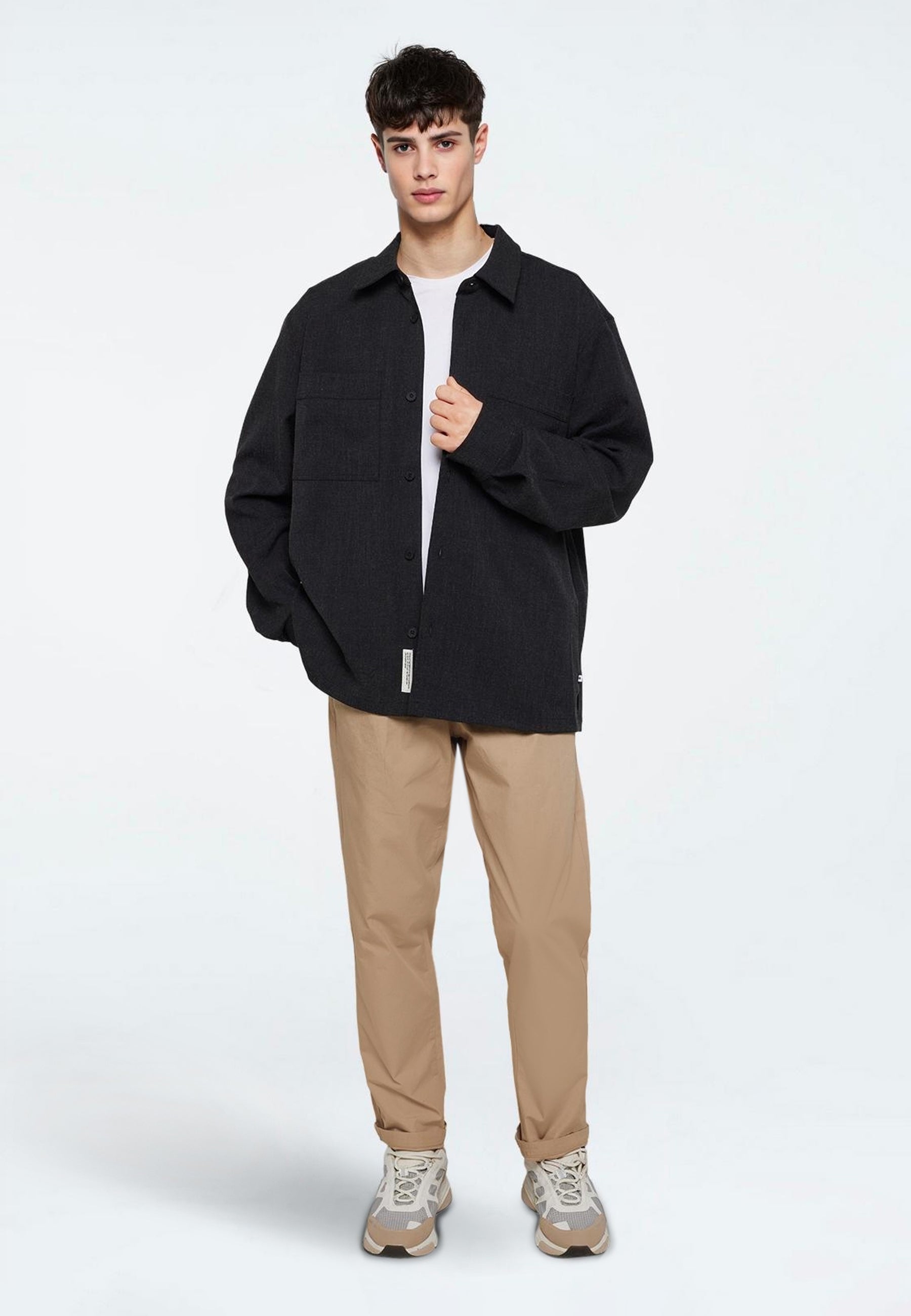 Maxson shirt 4383 Long Sleeved Shirt - 999 Black