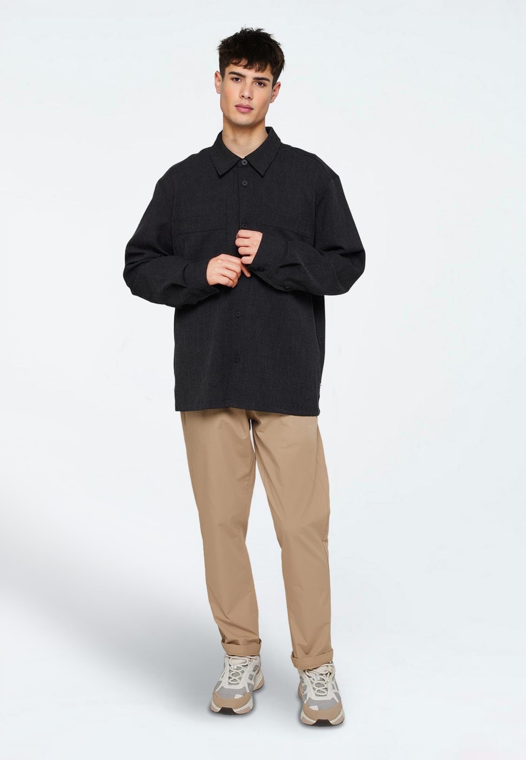 Maxson shirt 4383 Long Sleeved Shirt - 999 Black