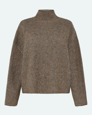 minimum female Mercy knit 4465 Jumper 1109 Chinchilla