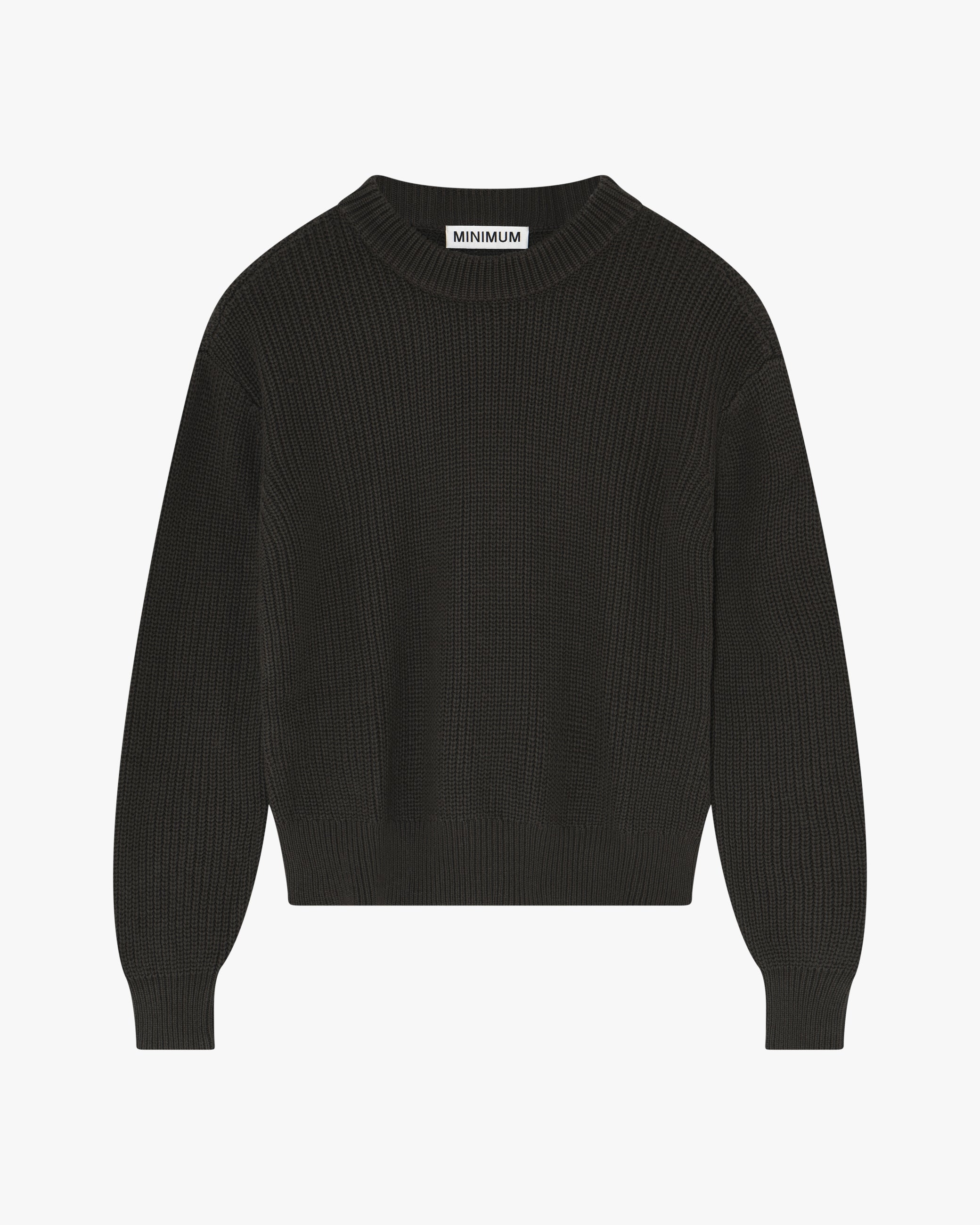 minimum female Mikala jumper G006 GOTS Jumper 0506 Black Ink