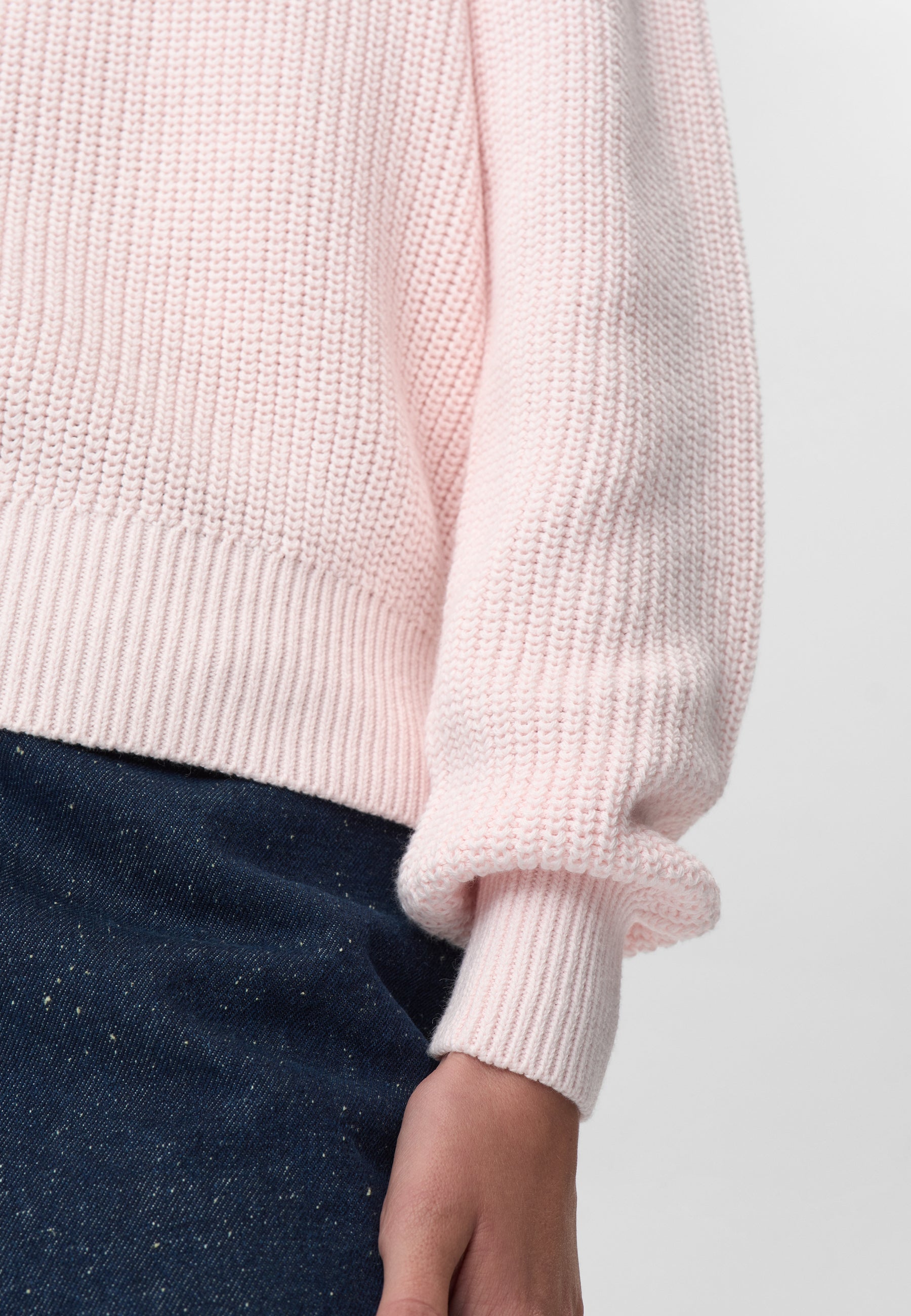 minimum female Mikala jumper G006 GOTS Jumper 2904 Primrose pink