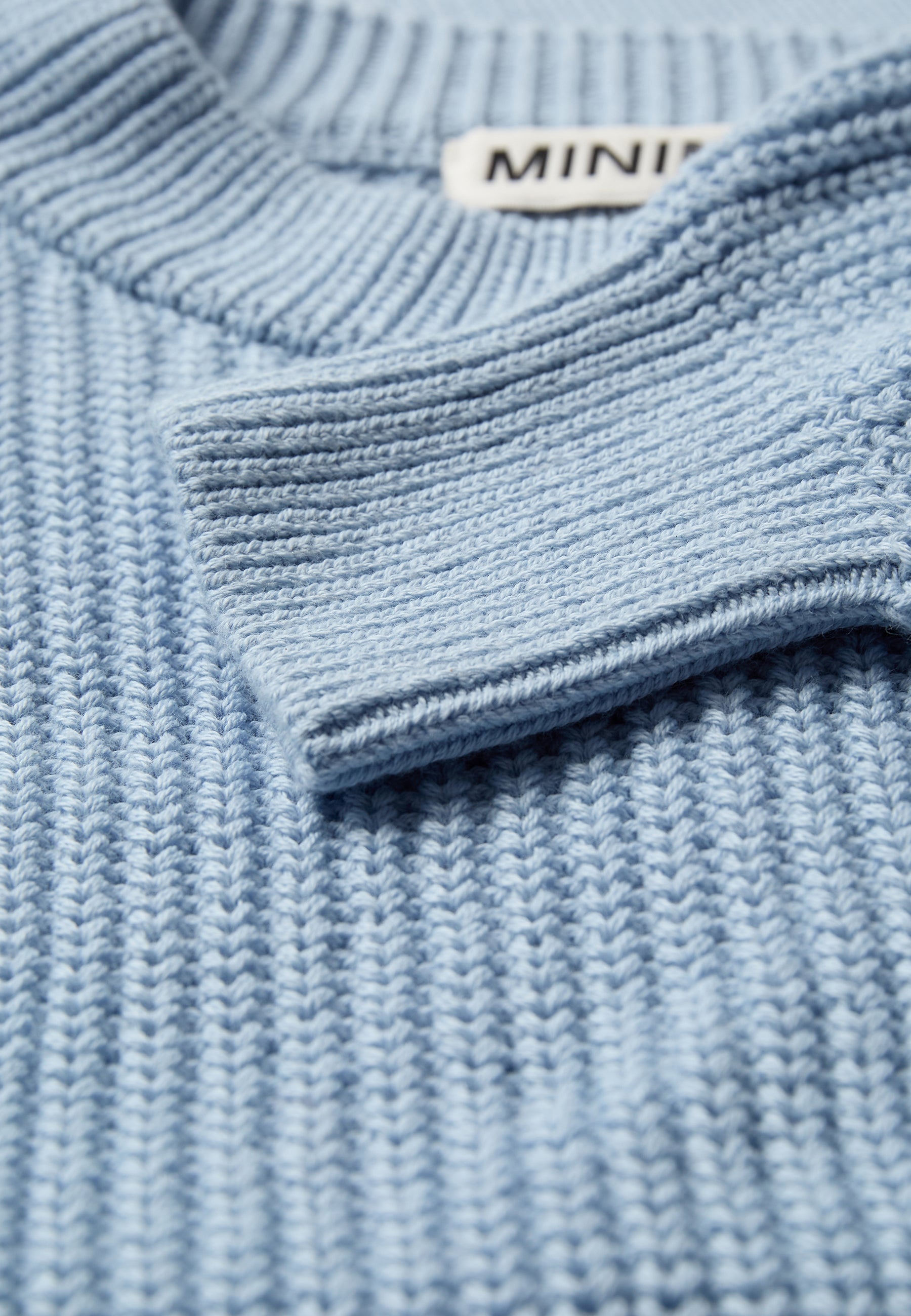 minimum female Mikala jumper G006 GOTS Jumper 4115 Cashmere Blue