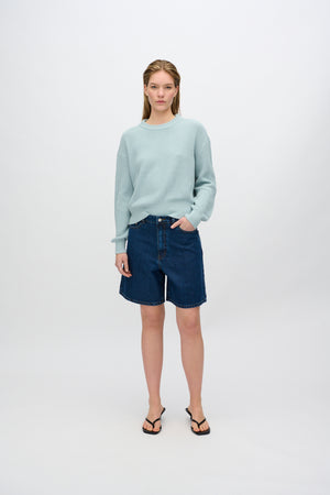minimum female Mikala jumper G006 GOTS Jumper 4706 Gray Mist