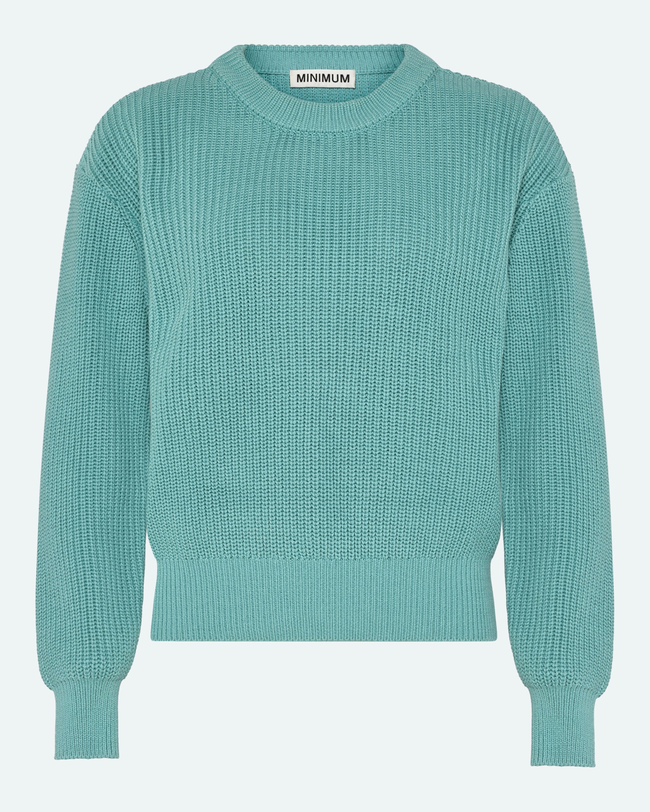minimum female Mikala jumper G006 GOTS Jumper 4717 Aqua