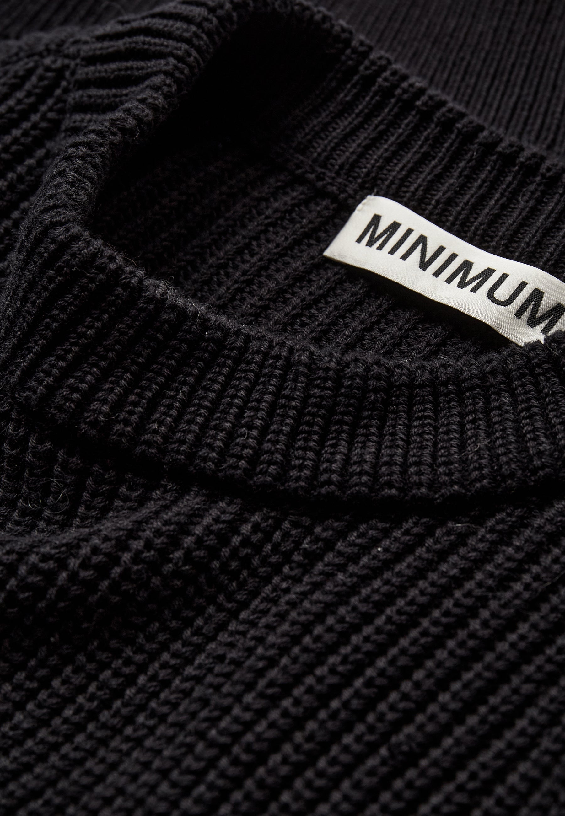 Mikala jumper G006 GOTS Jumper - 999 Black