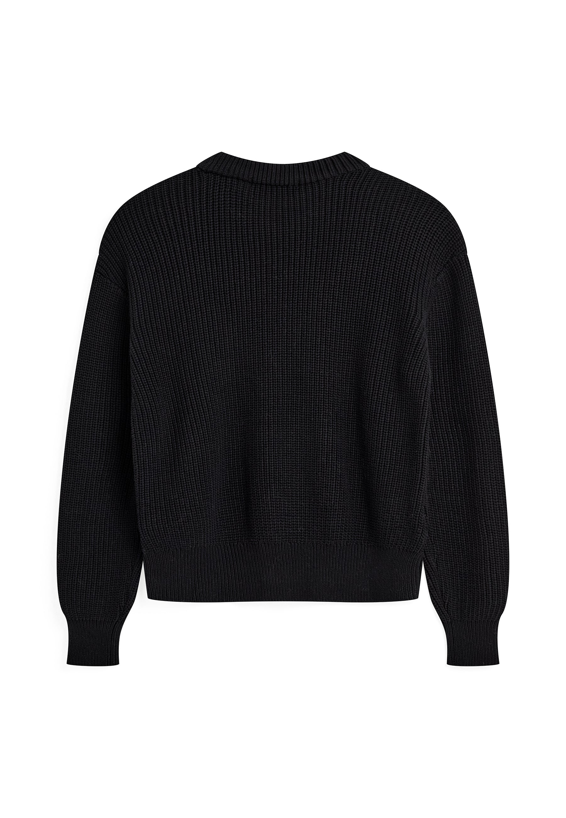 Mikala jumper G006 GOTS Jumper - 999 Black