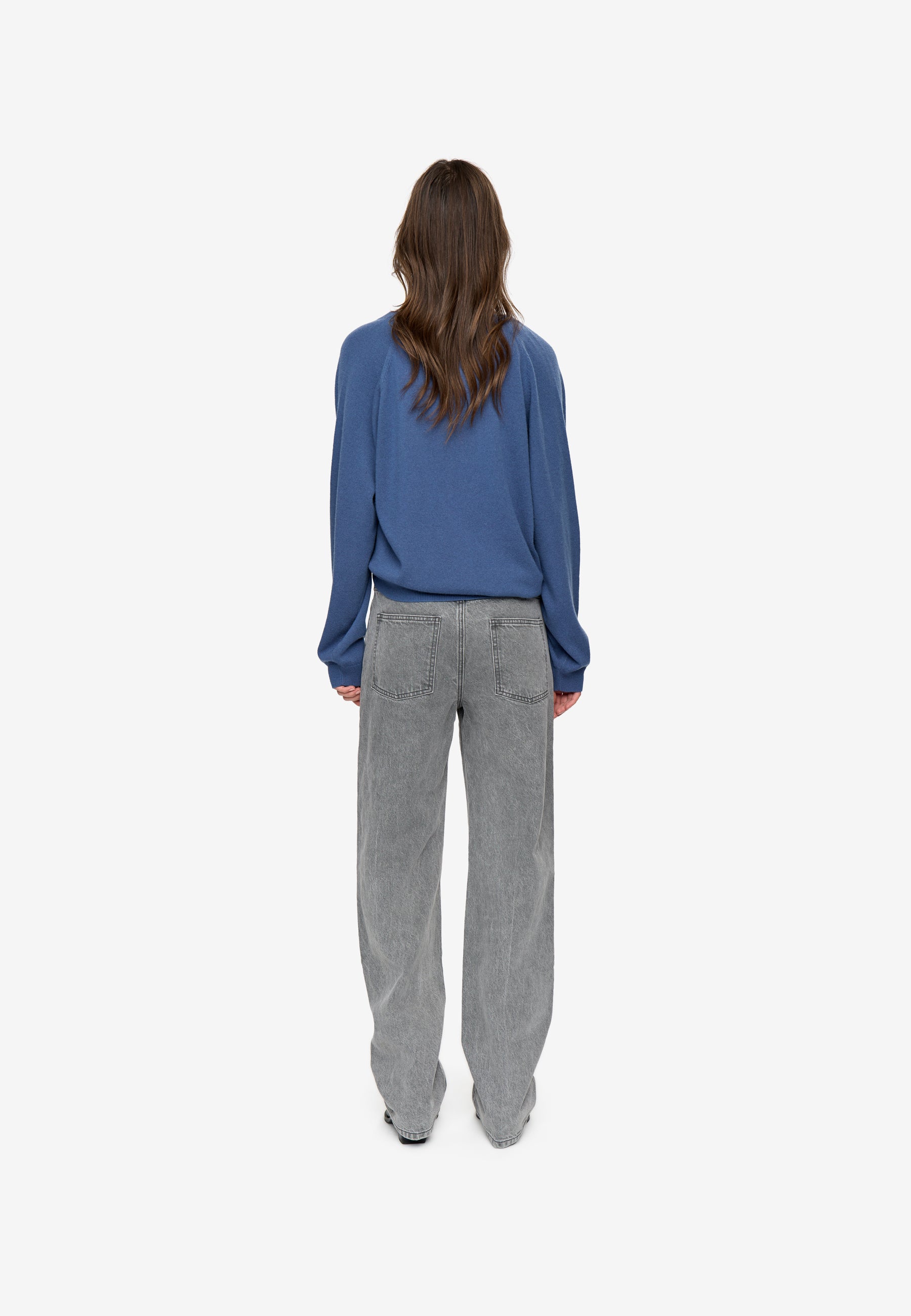 minimum female Minna v-n jumper 3801 Jumper 3929 Blue Horizon