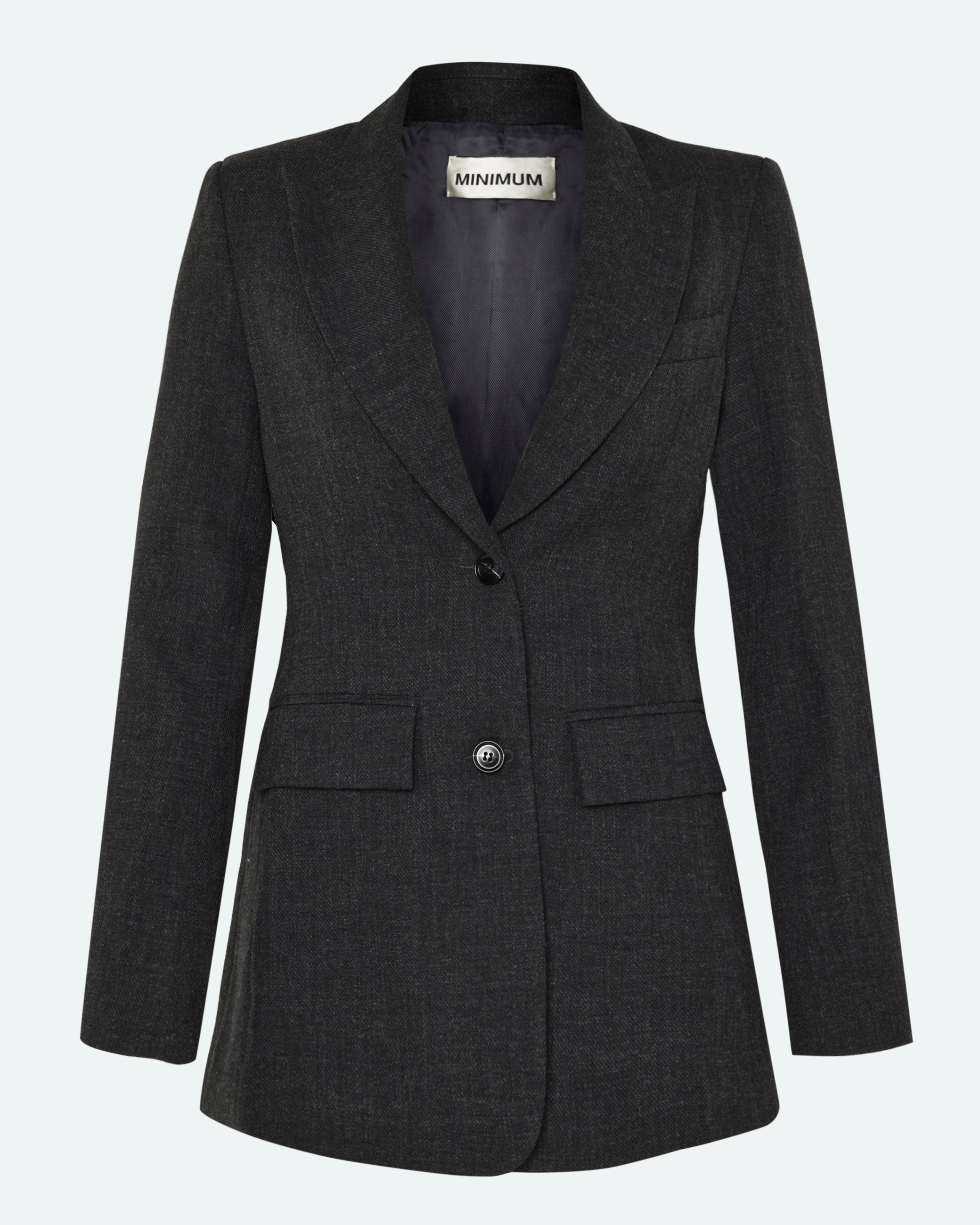 minimum female Monica blazer 4428 Blazer 980M Dark Grey Melange