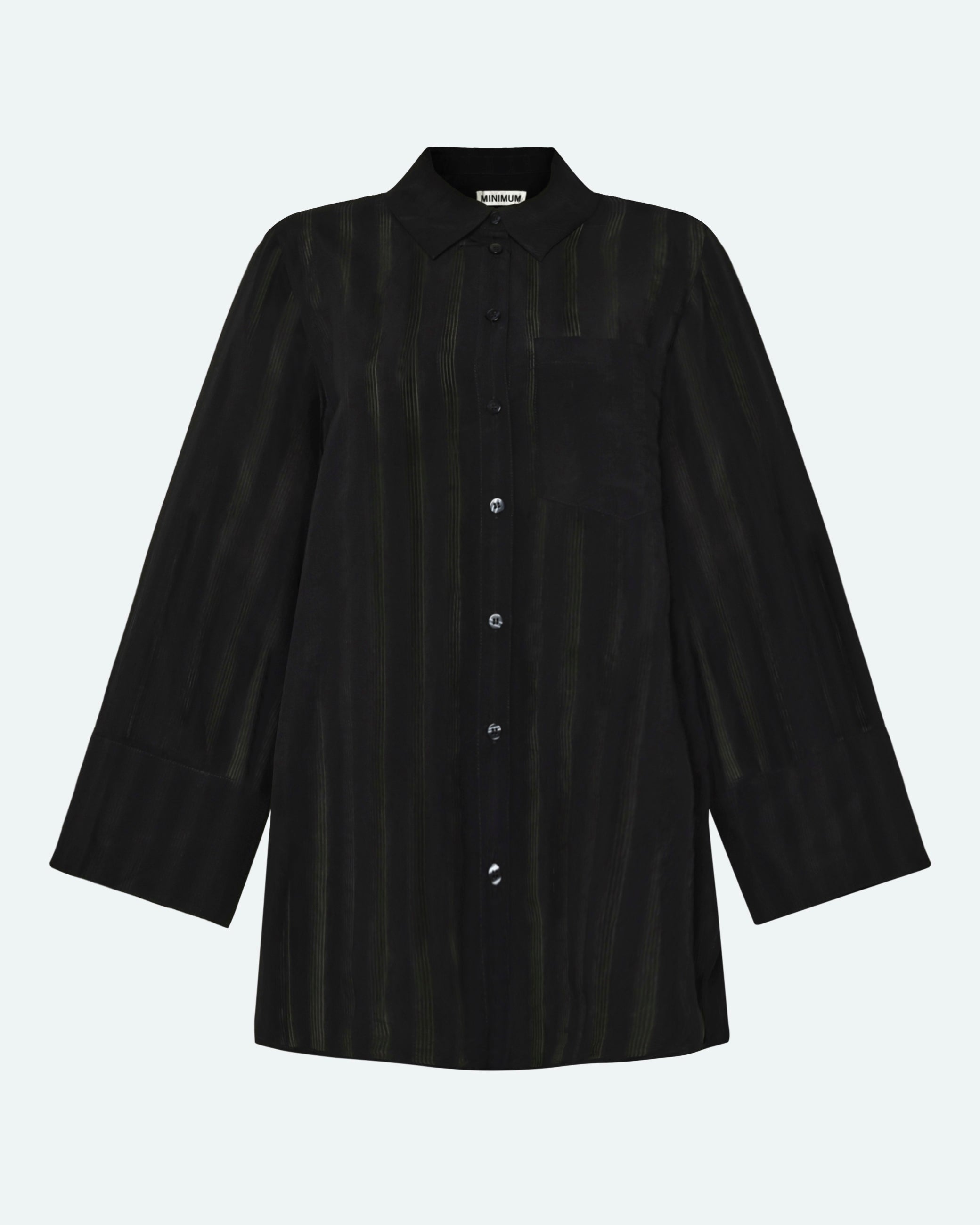 minimum female Mya shirt 4440 Long Sleeved Shirt 999 Black