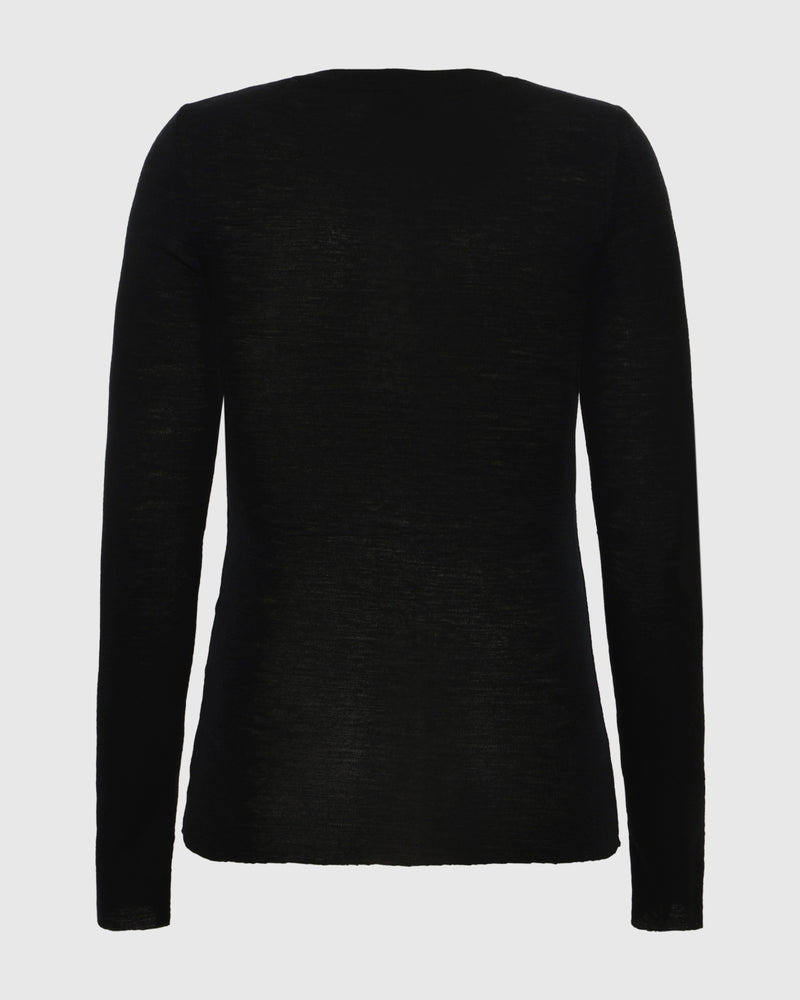 minimum female Natashas long sleeved t-shirt 3736 Jumper 999 Black