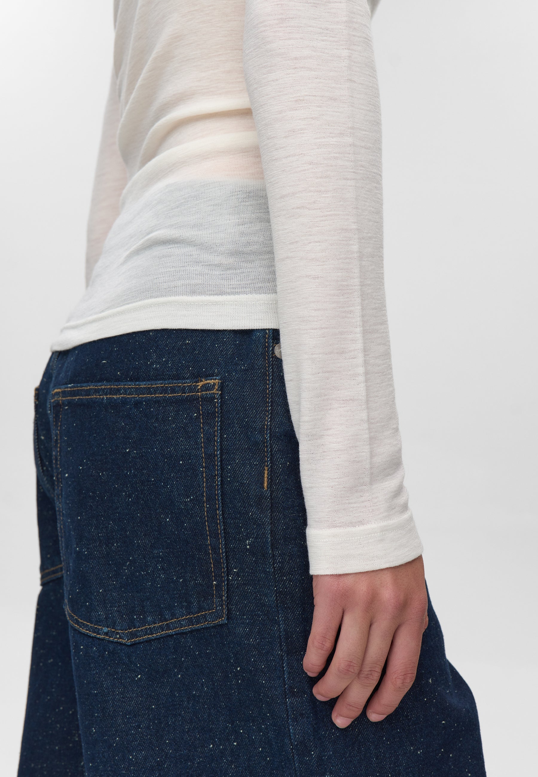 minimum female Natashas long sleeved t-shirt 3736 Jumper 0608 Coco Milk