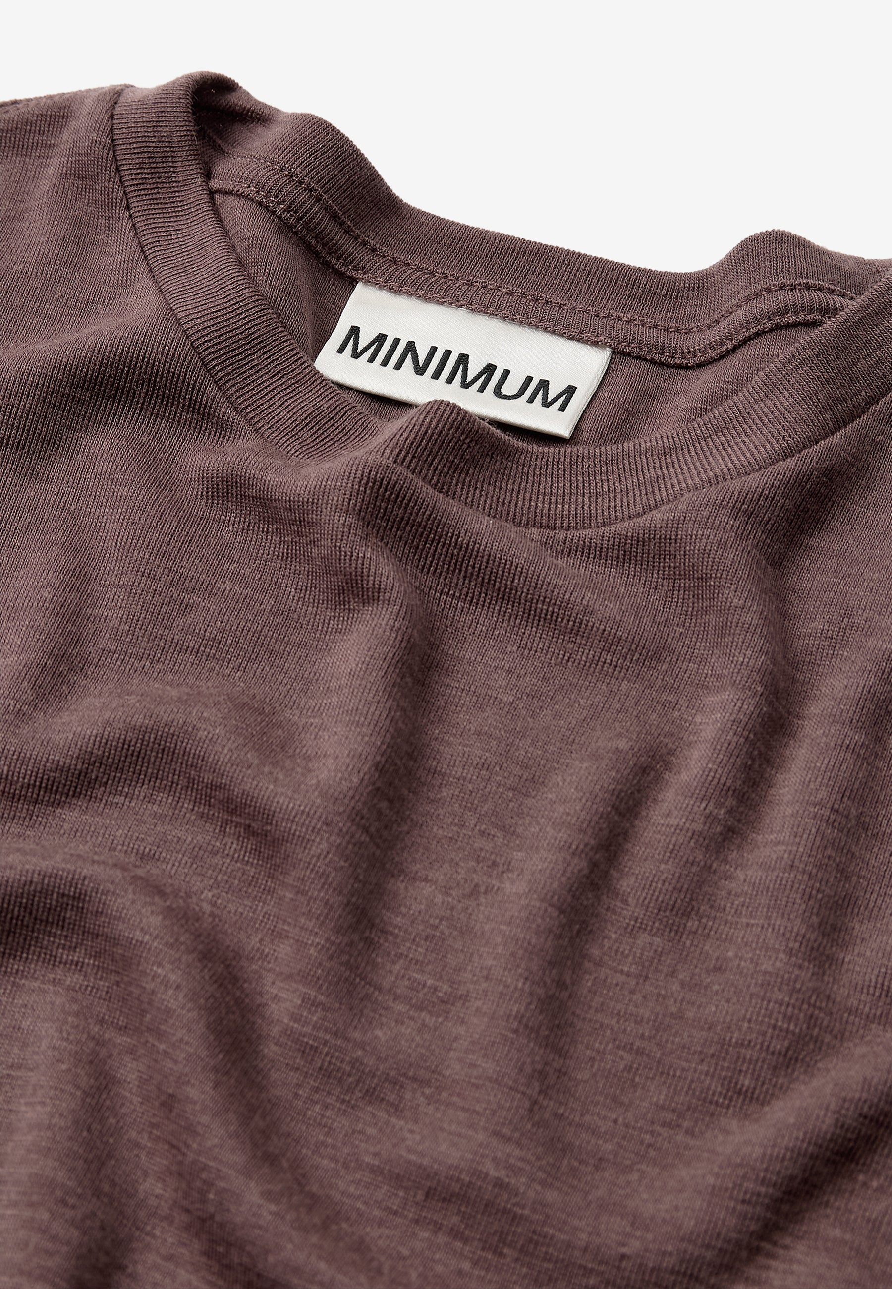minimum female Natashas long sleeved t-shirt 3736 Jumper 1409 Peppercorn