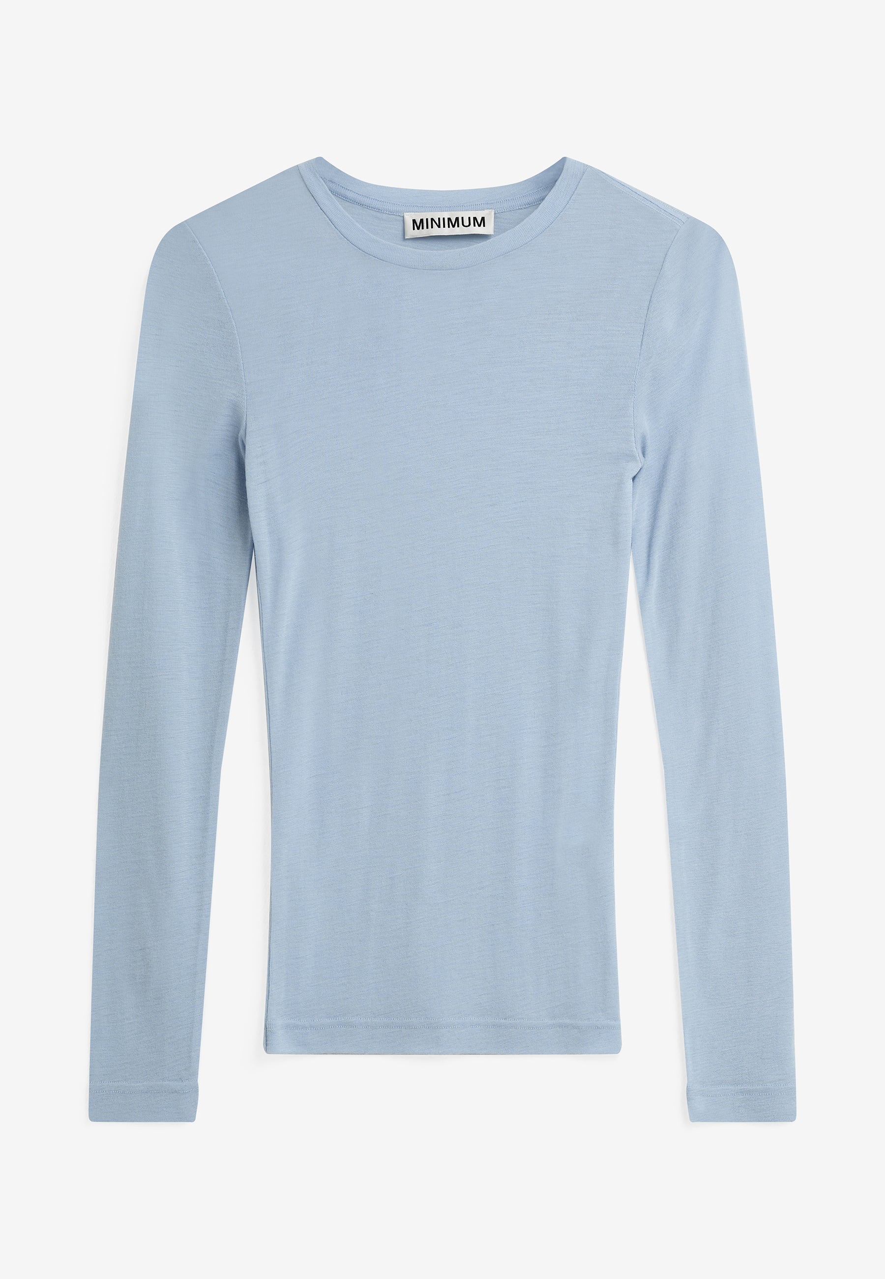 minimum female Natashas long sleeved t-shirt 3736 Jumper 4115 Cashmere Blue