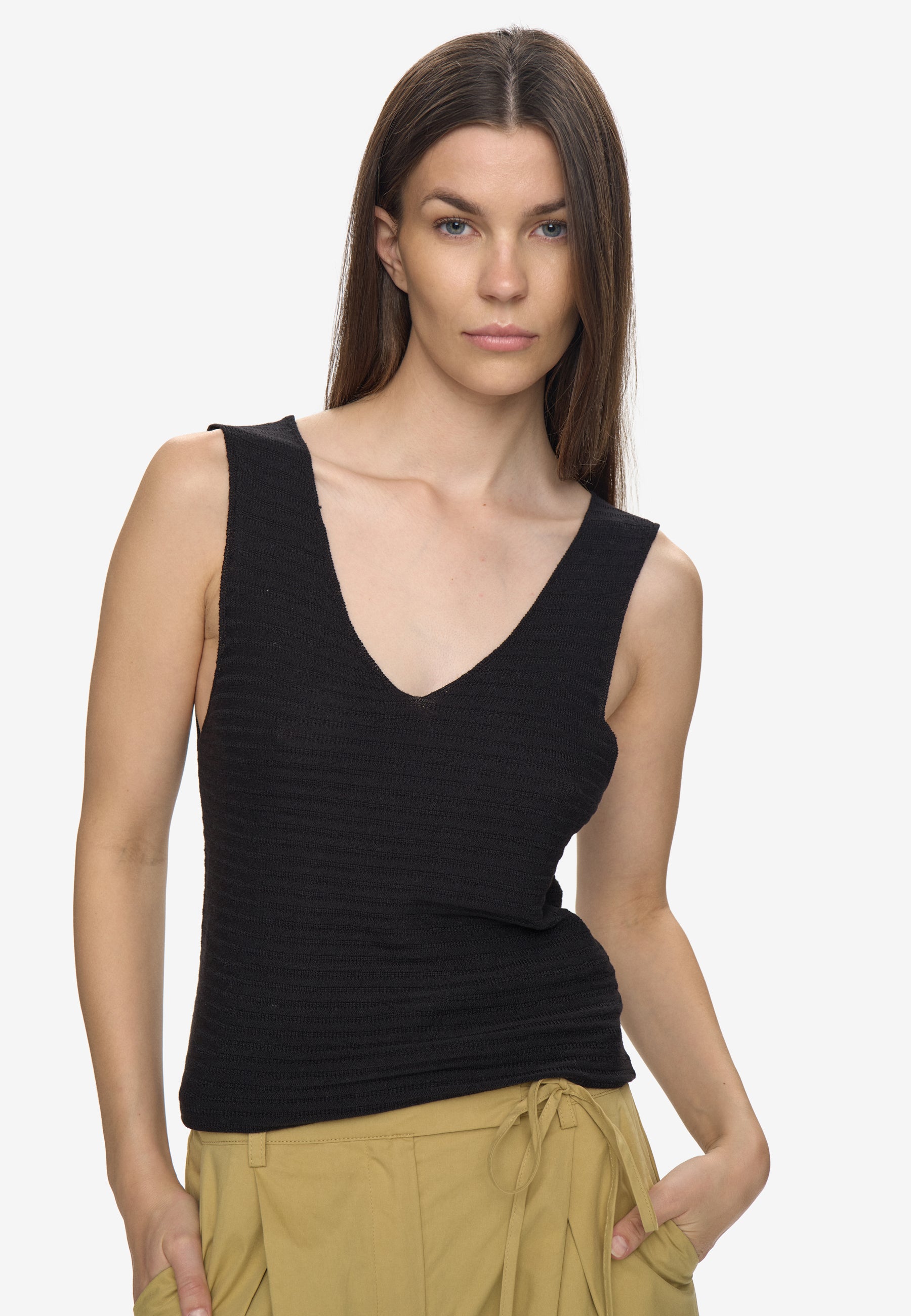 minimum female Neel knit top 4268 Top 999 Black