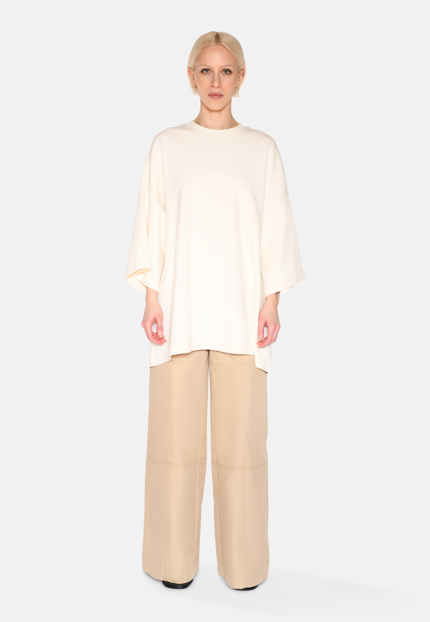 minimum female Norah oversized t-shirt 4157 Short Sleeved T-shirt 0608 Coco Milk
