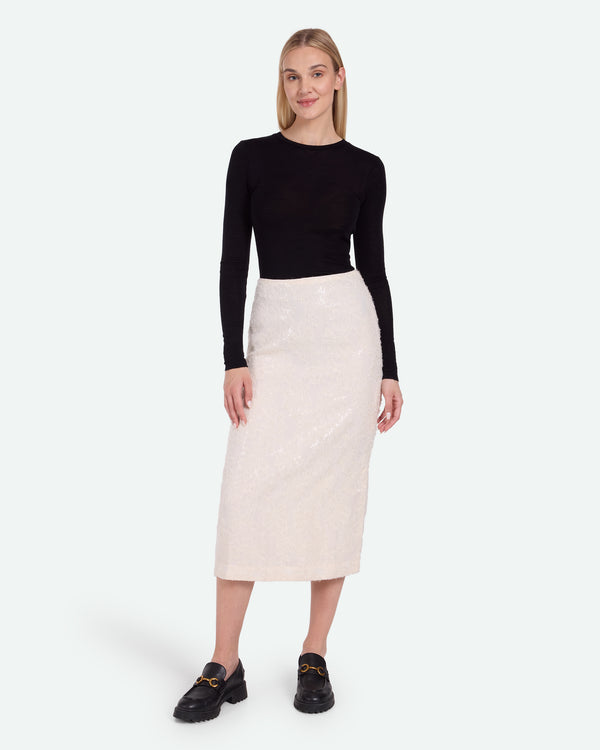 minimum female Olgas 3769 Skirt Midi Skirt 0608 Coco Milk