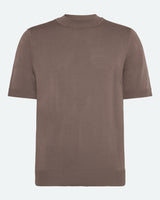 minimum male Parker knit t-shirt 4180 Short Sleeved T-shirt 1815 Shitake