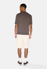 minimum male Parker knit t-shirt 4180 Short Sleeved T-shirt 1815 Shitake