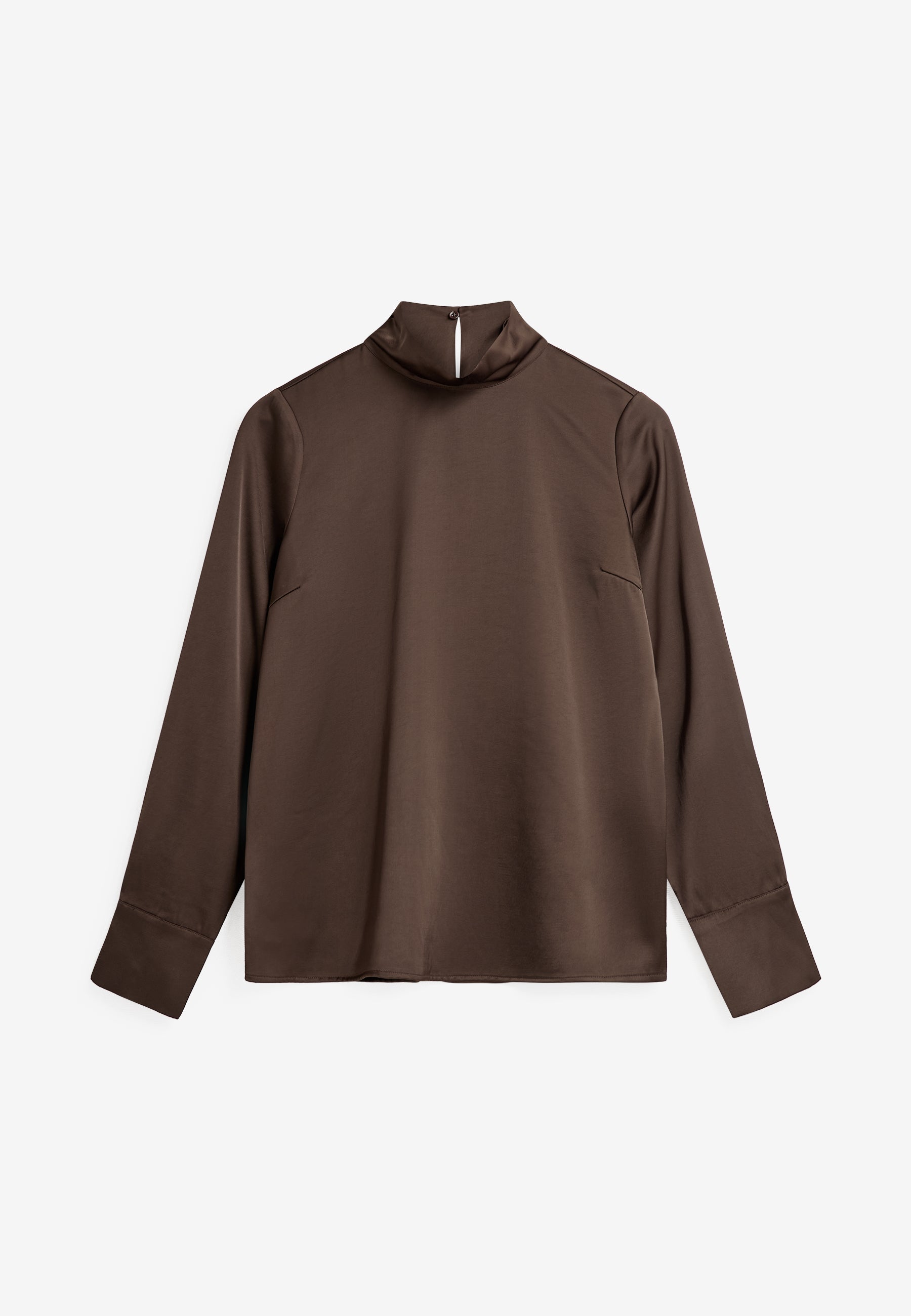 minimum female Paulina blouse 4482 Long Sleeved Blouse 0812 Turkish Coffee