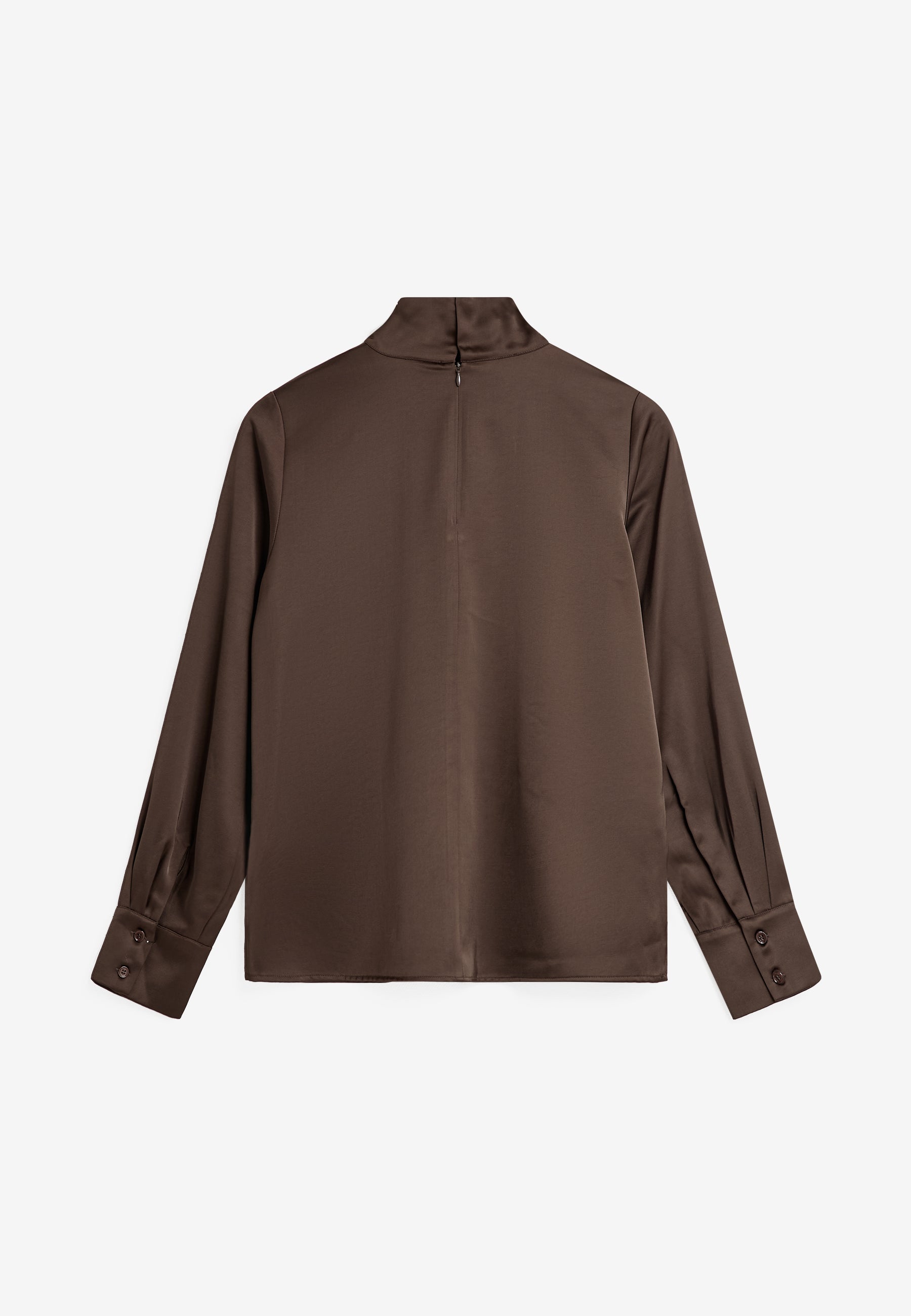 minimum female Paulina blouse 4482 Long Sleeved Blouse 0812 Turkish Coffee