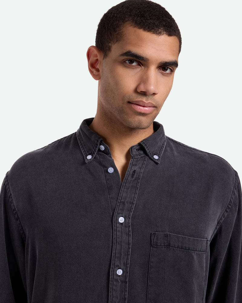 minimum male Pedro long sleeved shirt 3859 Long Sleeved Shirt 999 Black