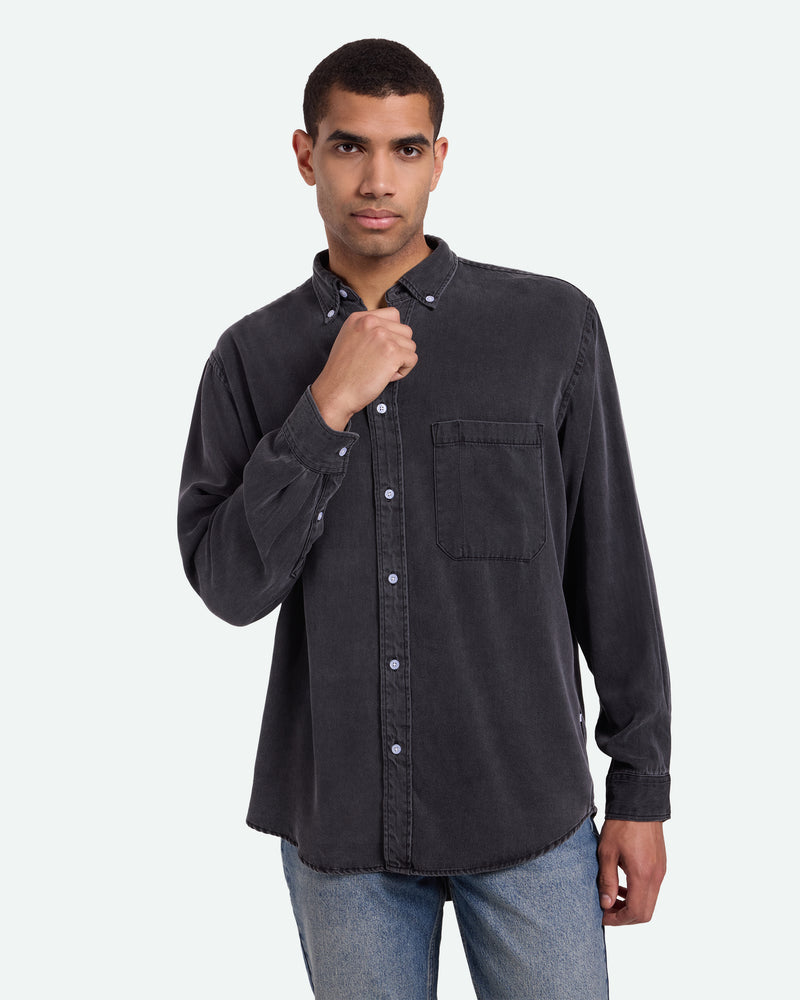 minimum male Pedro long sleeved shirt 3859 Long Sleeved Shirt 999 Black