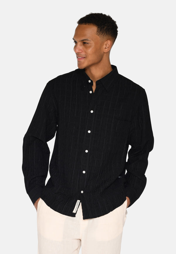 minimum male Pedro long sleeved rlx shirt 4141 Long Sleeved Shirt 999 Black