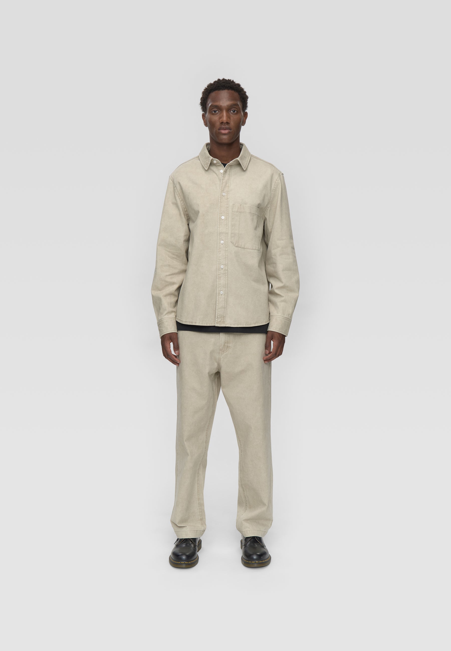 Pedro rlx ls shirt 4399 Long Sleeved Shirt - 1109 Chinchilla