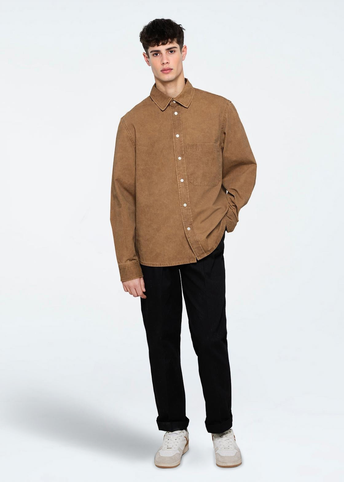 minimum male Pedro rlx ls shirt 4399 Long Sleeved Shirt 1137 Cashew