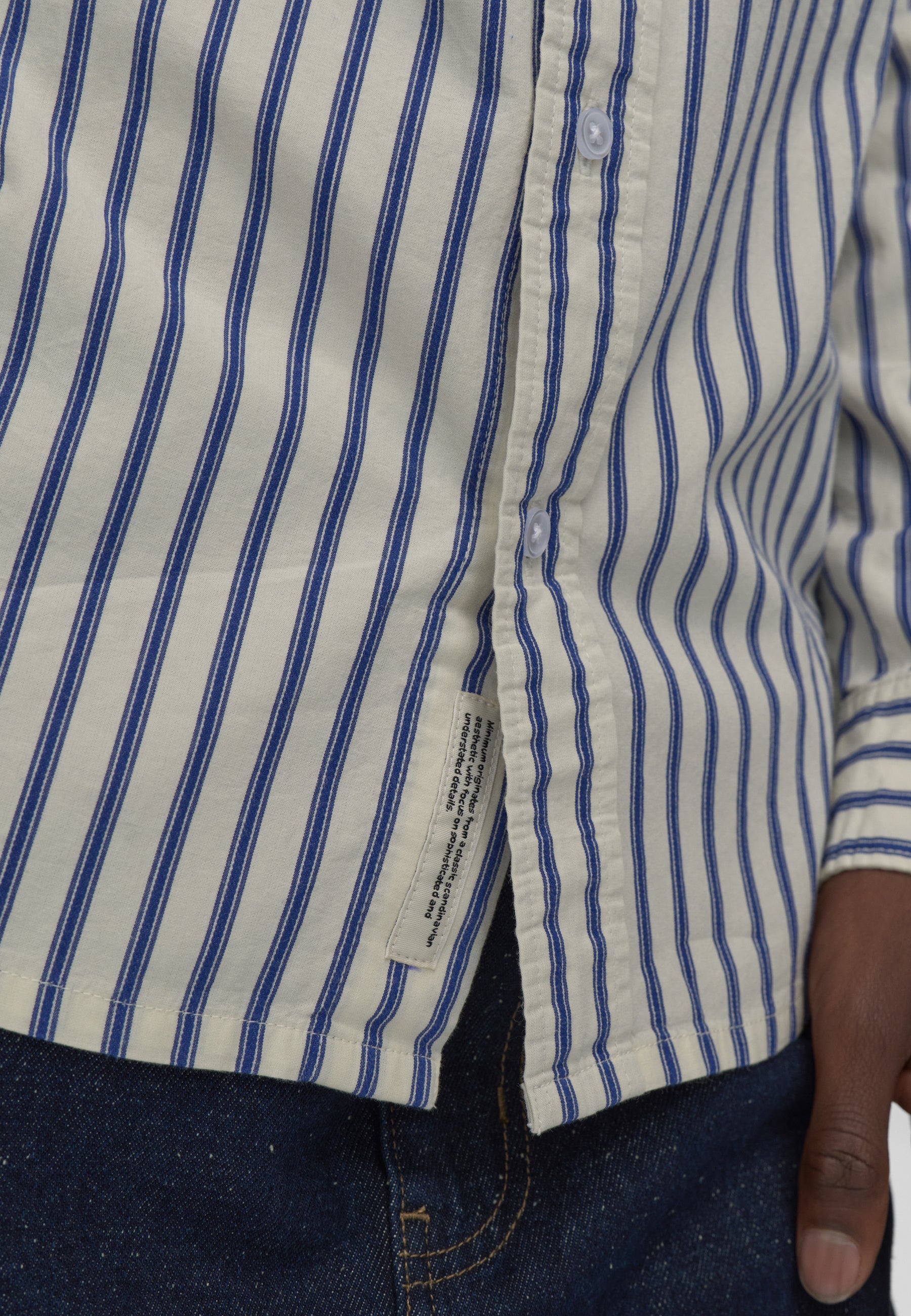 Pedro rlx ls striped shirt 4680 Long Sleeved Shirt - 3922 Sky Captain