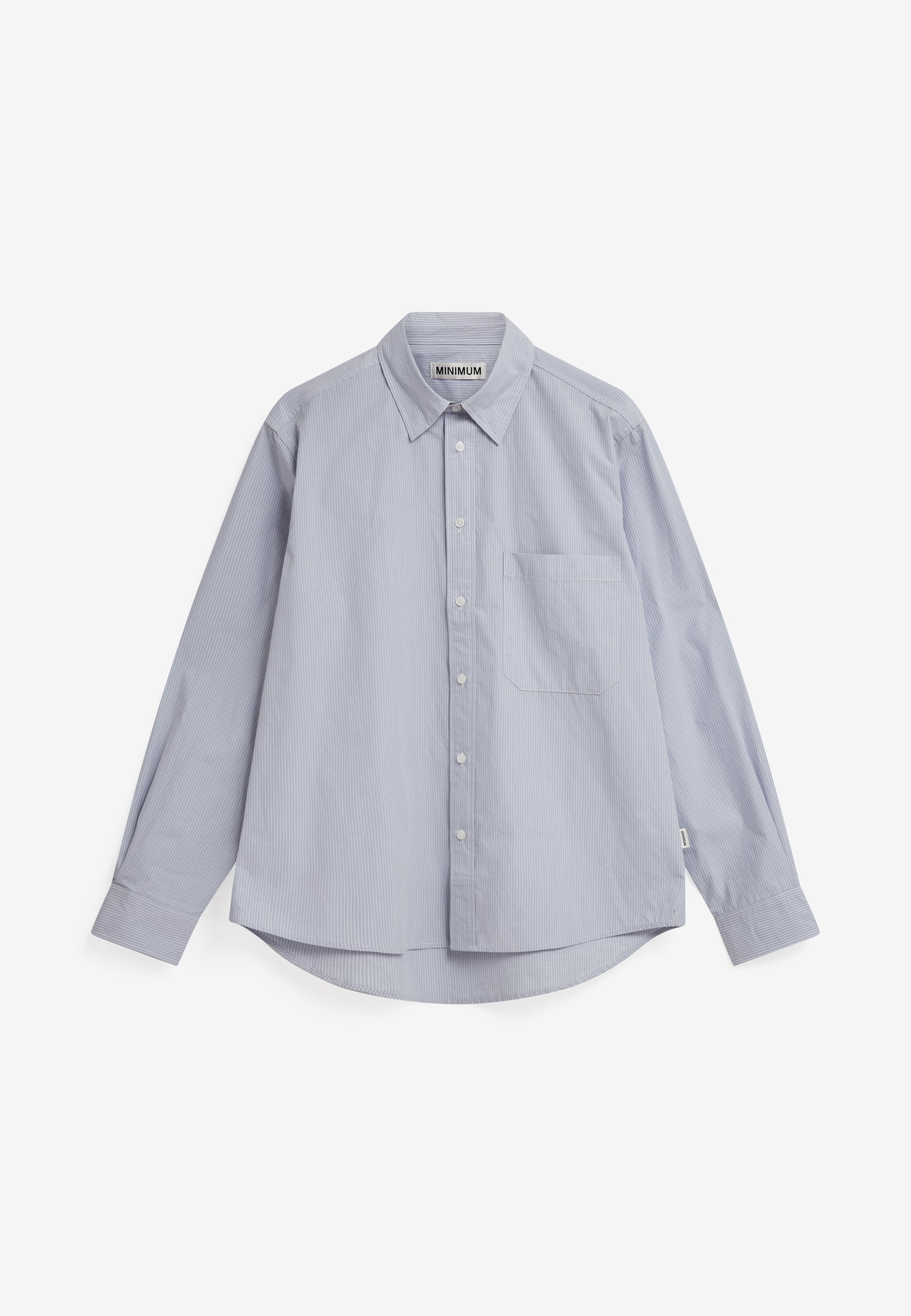 minimum male Pedro rlx ls strp shirt 4670 Long Sleeved Shirt 4320 Baltic Sea