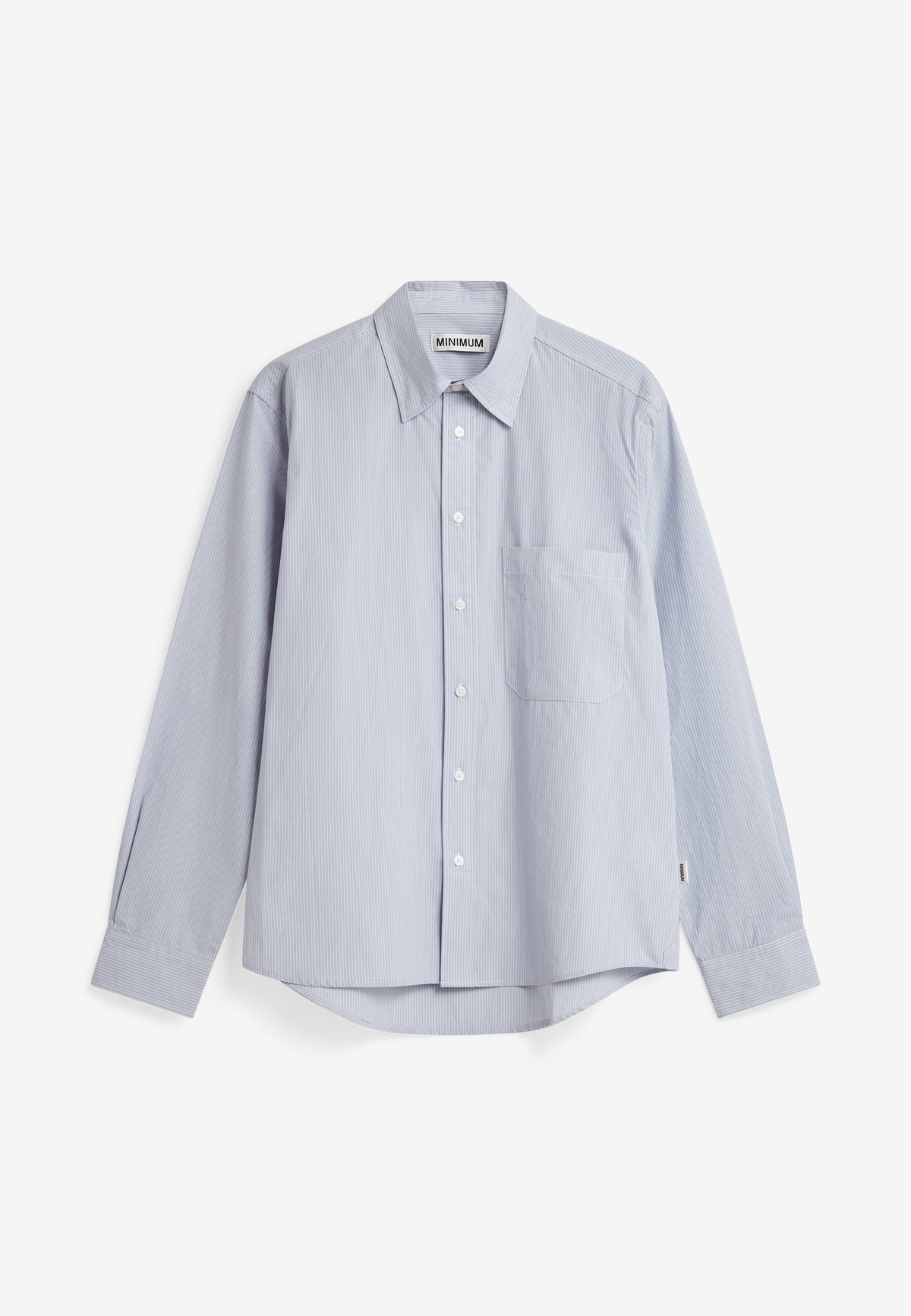 minimum male Pedro rlx ls strp shirt 4670 Long Sleeved Shirt 4320 Baltic Sea