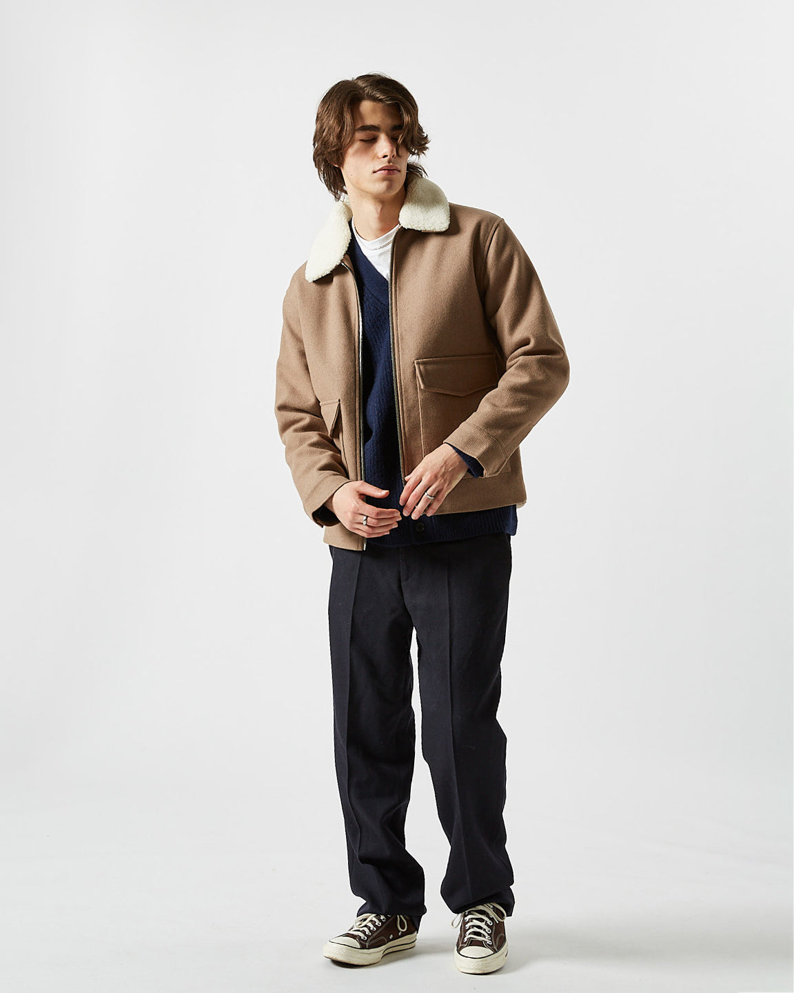 minimum male Phemo 0029 Jacket 1410 Pine Bark