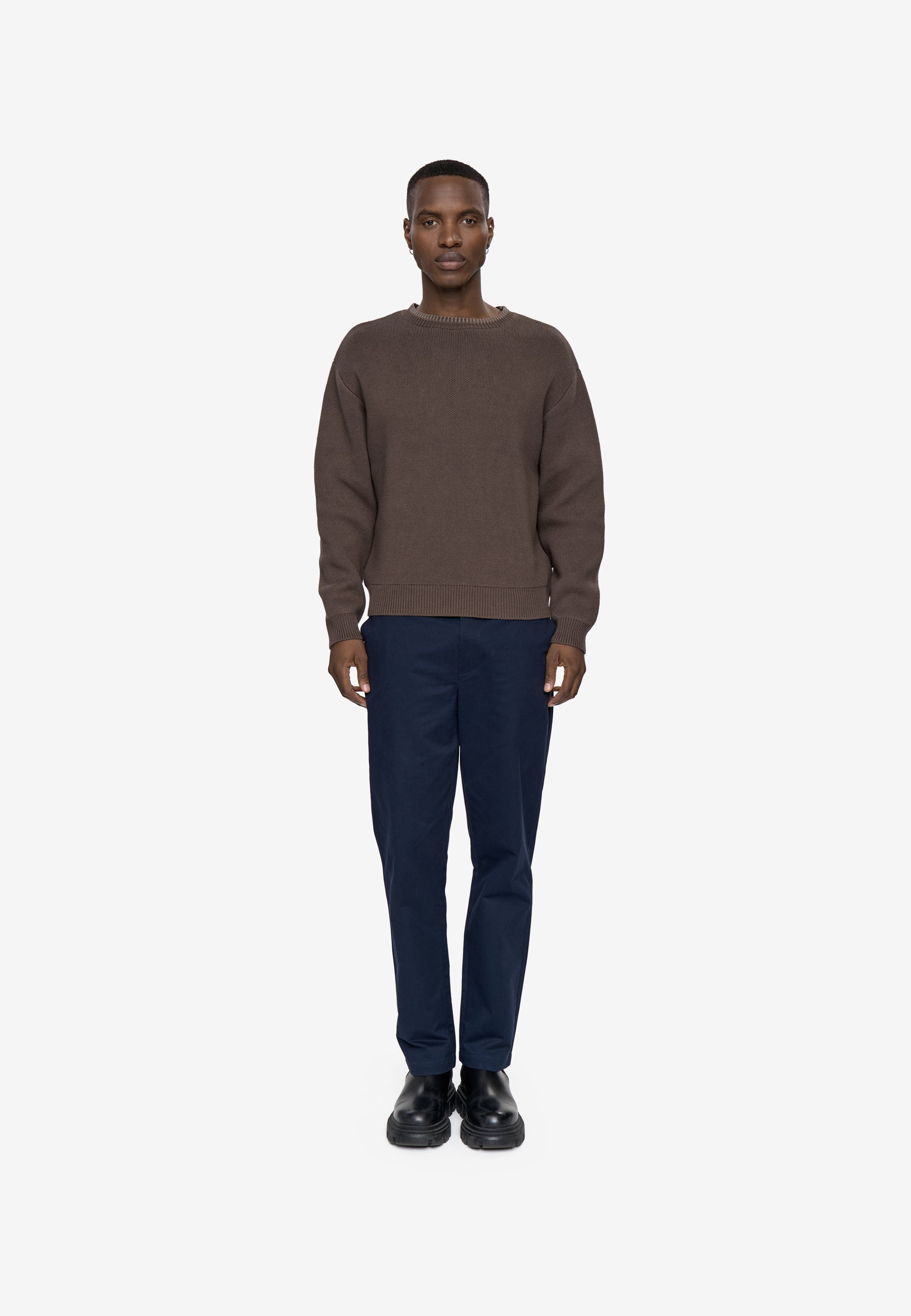 minimum male Phillip sweater 4781 Jumper 0812 Turkish Coffee