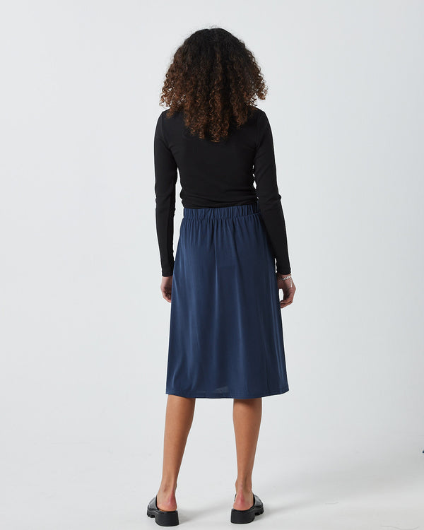 minimum female Regisse 2.0 0281 Skirt Midi Skirt 687 Navy Blazer