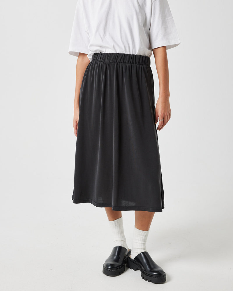 minimum female Regisse 2.0 0281 Midi Skirt 999 Black