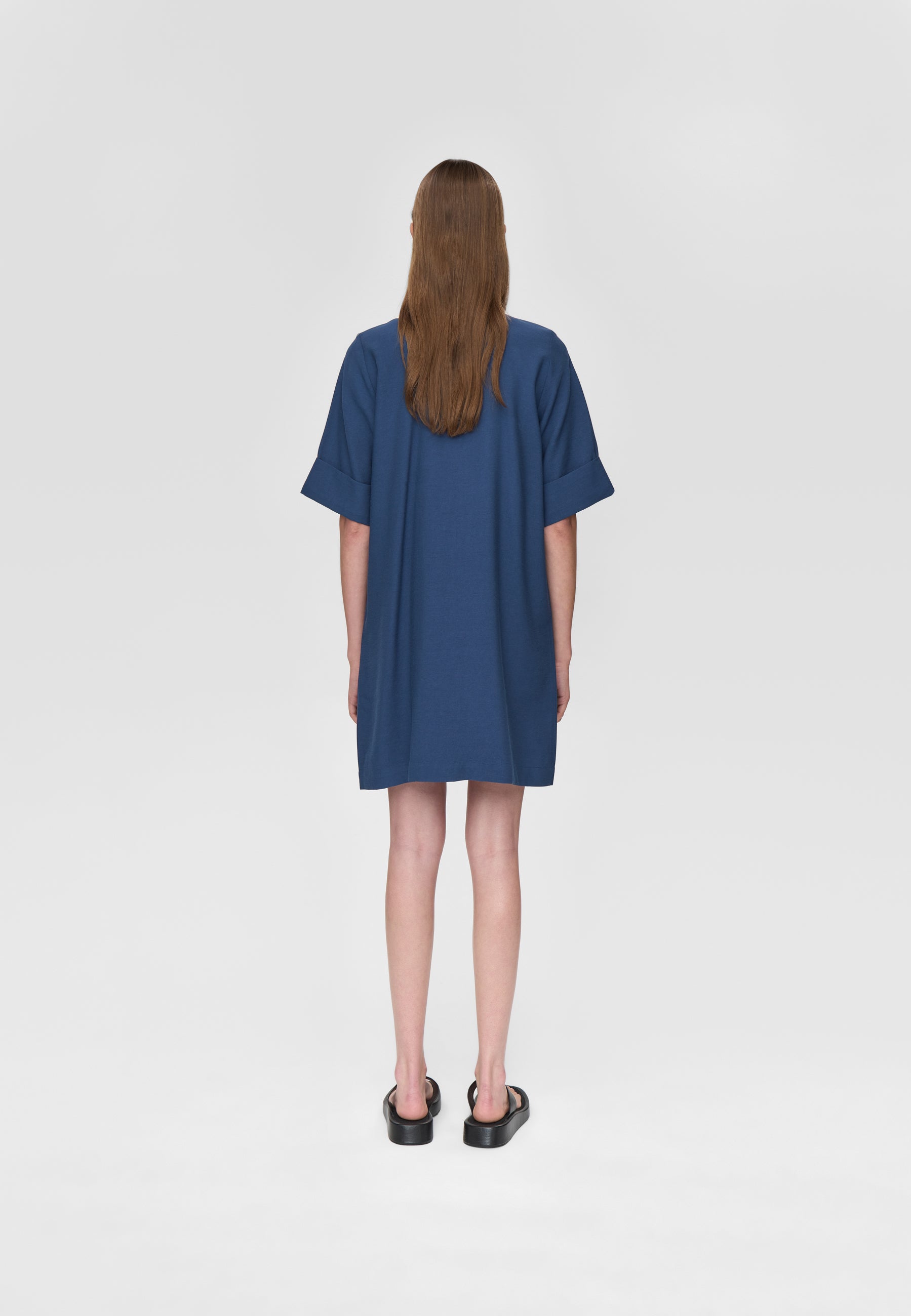 minimum female Reja shirt dress 4429 Short Dress 4027 Insignia blue