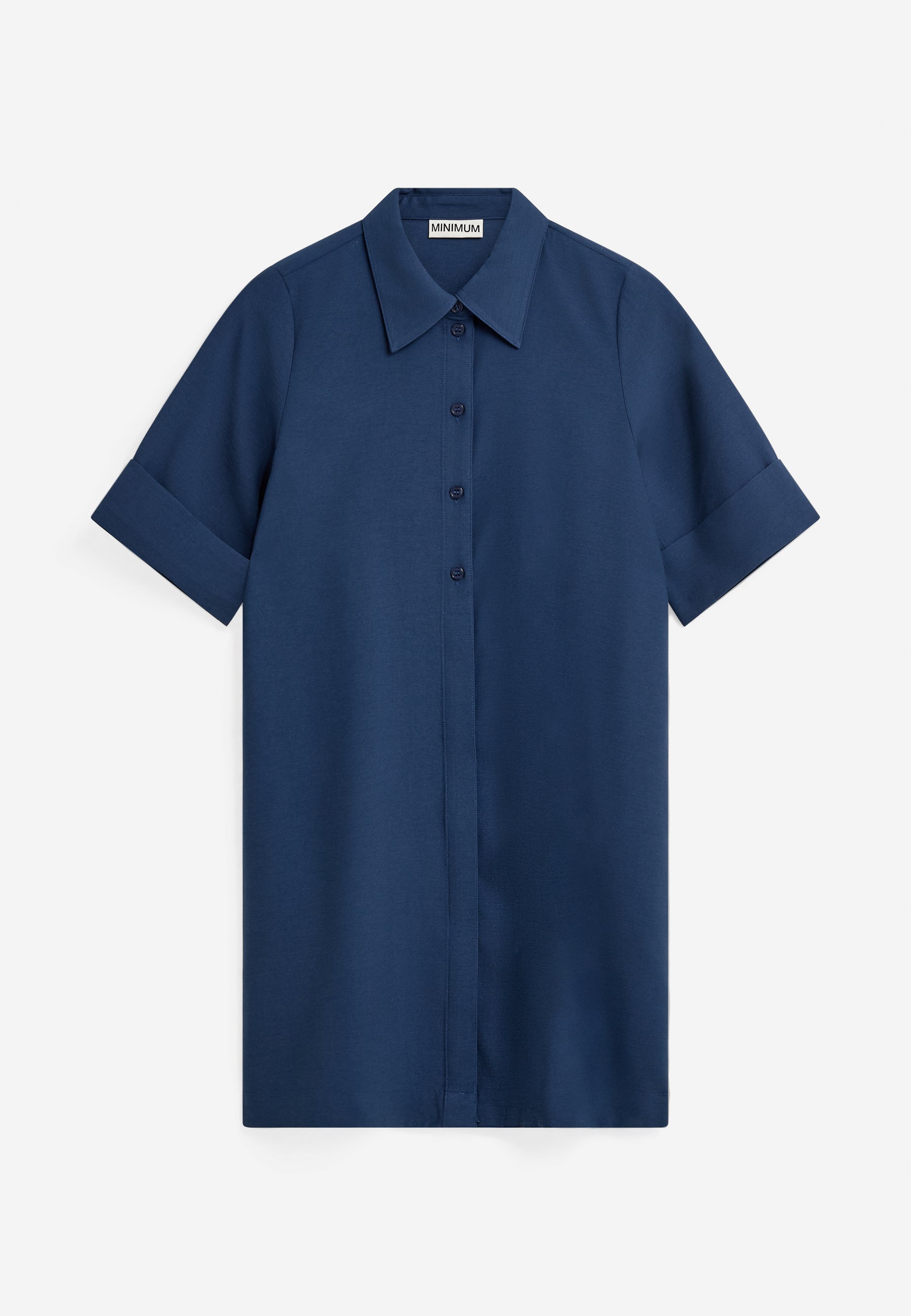 minimum female Reja shirt dress 4429 Short Dress 4027 Insignia blue