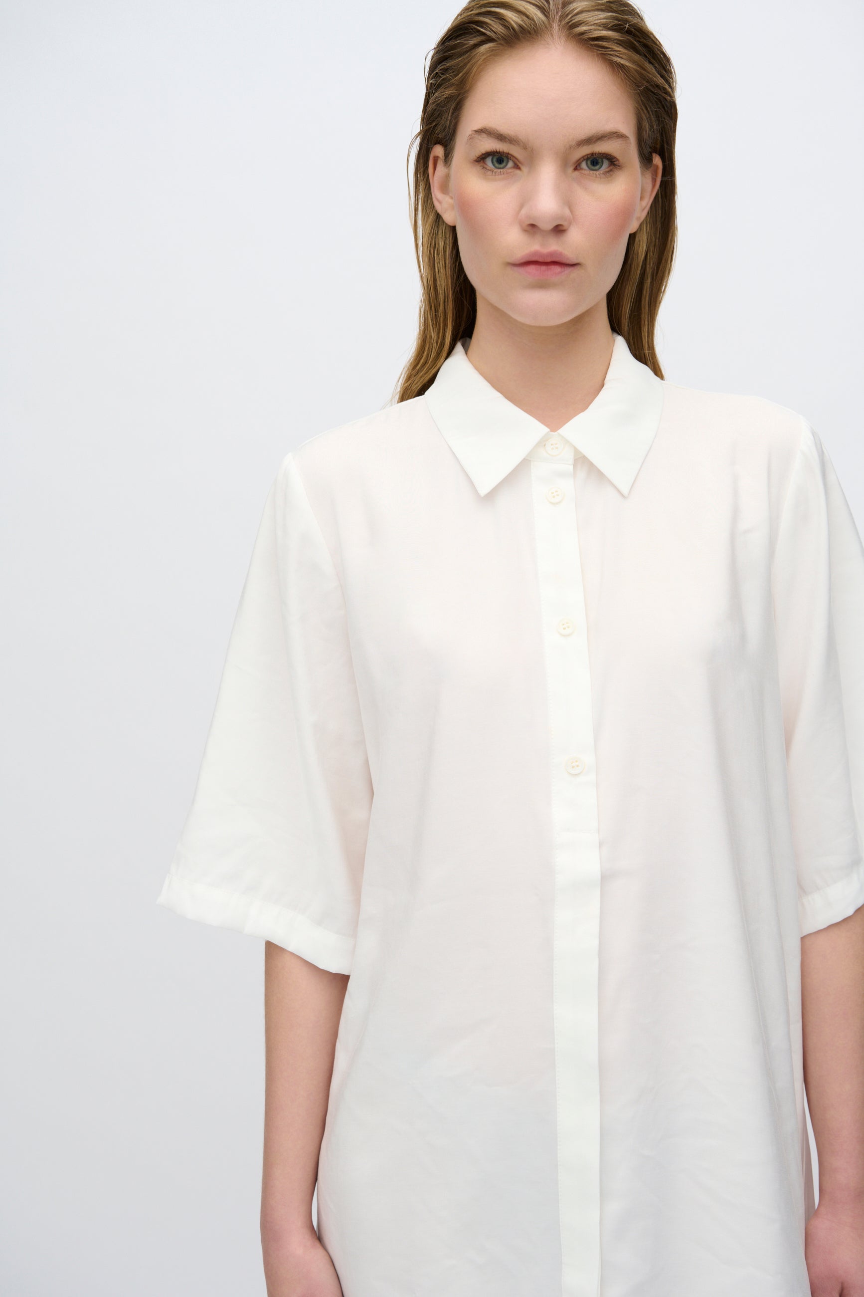 minimum female Rey shirt dress 3780 Short Dress 0608 Coco Milk