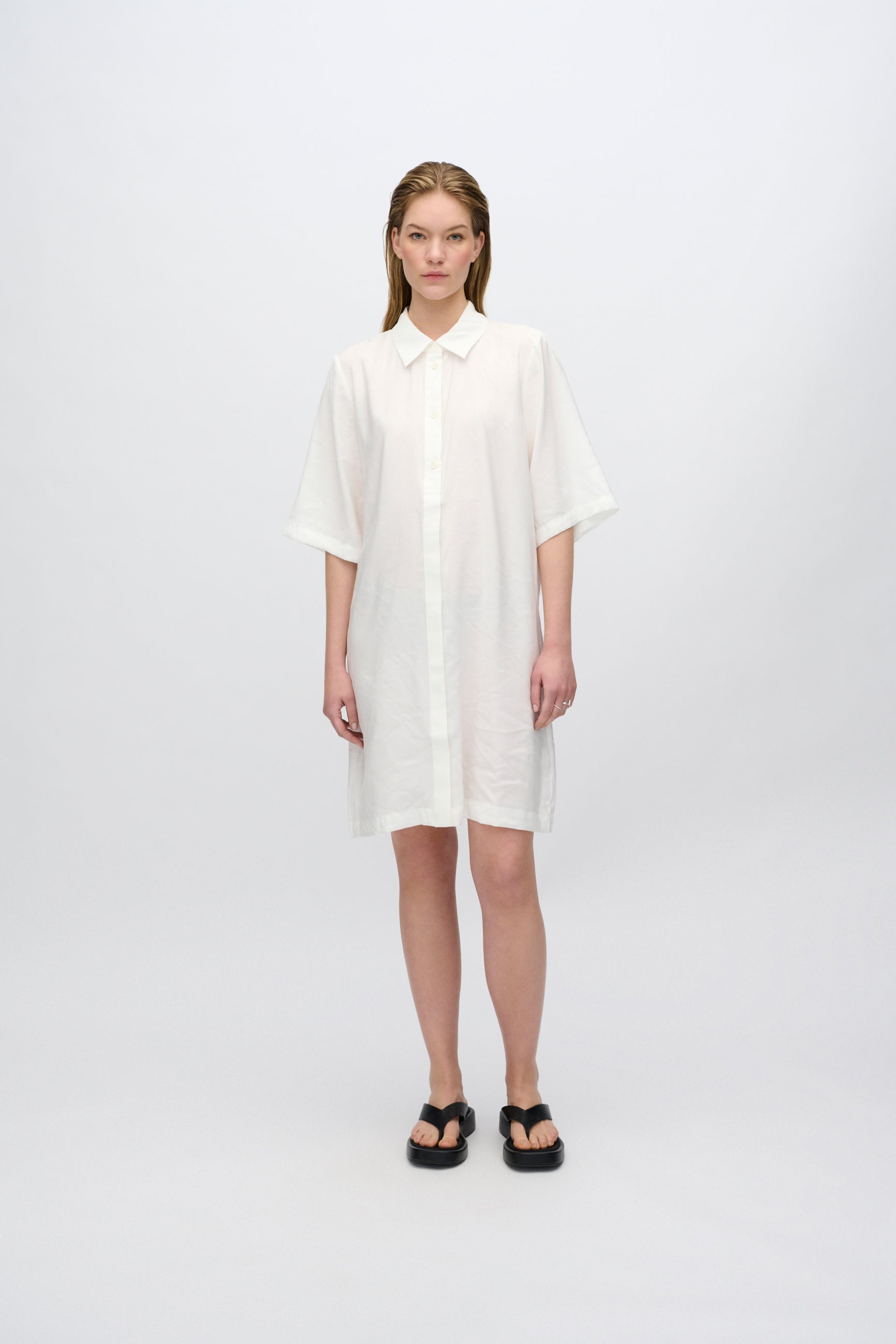 minimum female Rey shirt dress 3780 Short Dress 0608 Coco Milk
